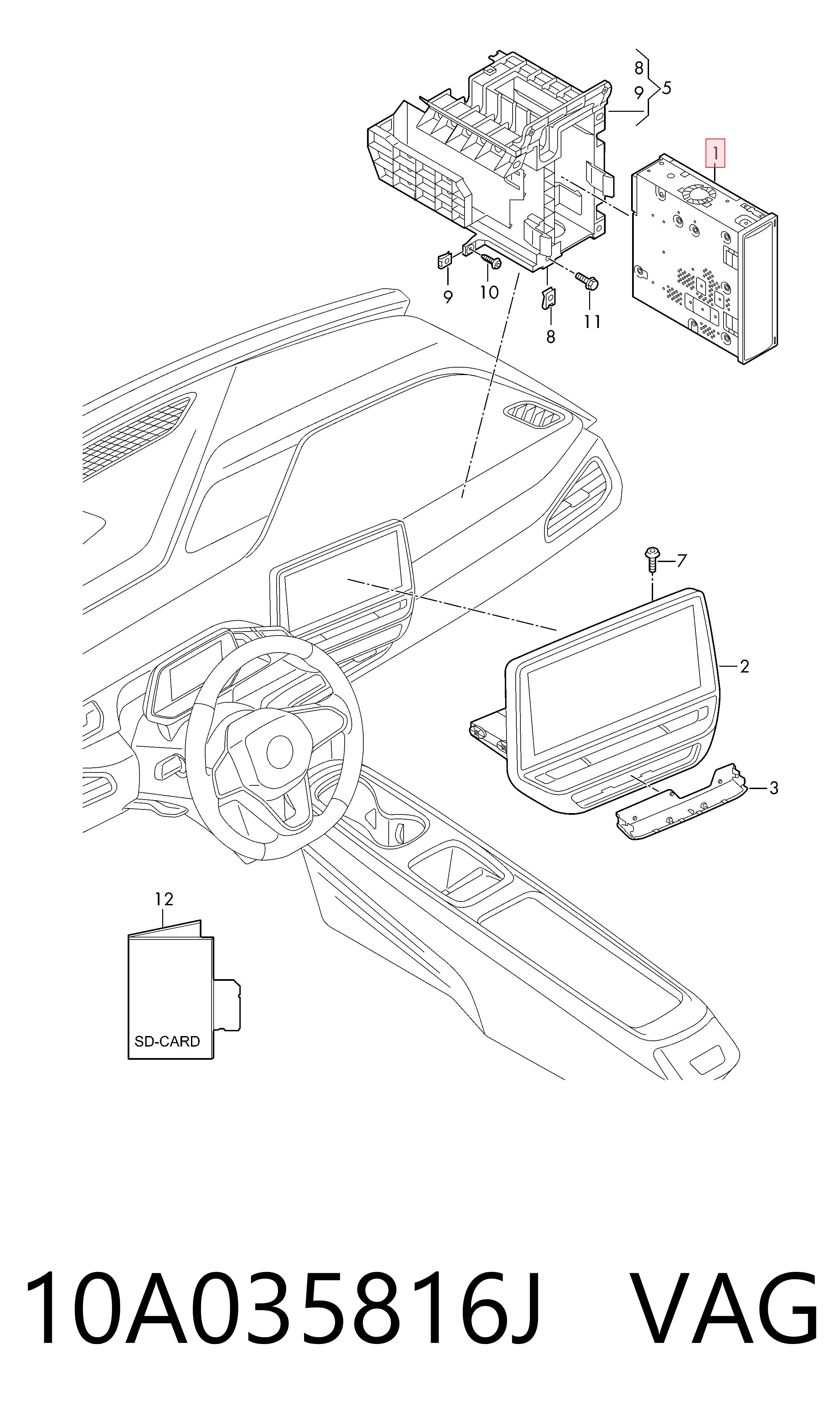  VAG 10A035816J ціна, від 233.82 USD