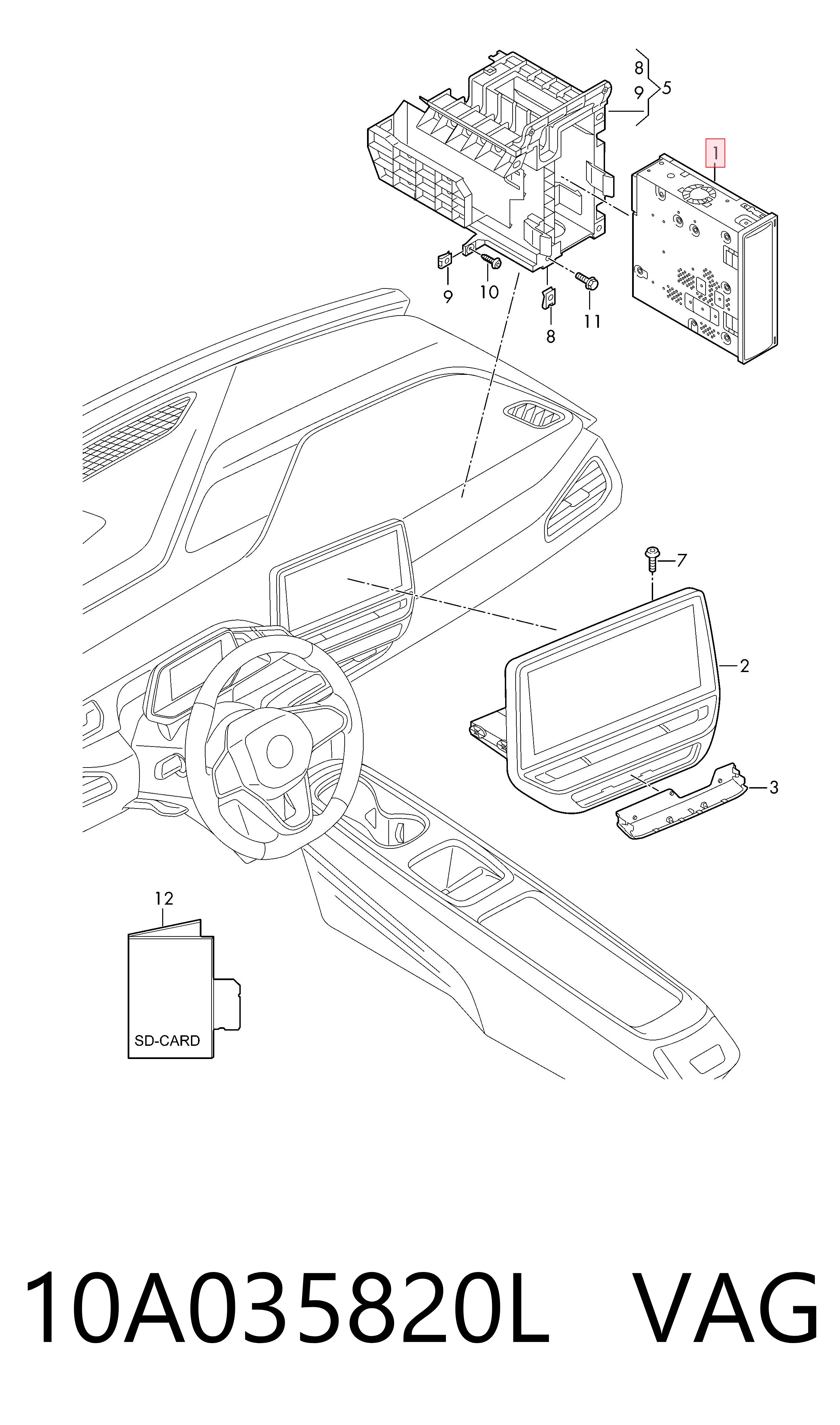  VAG 10A035820L ціна, від 3090.34 USD