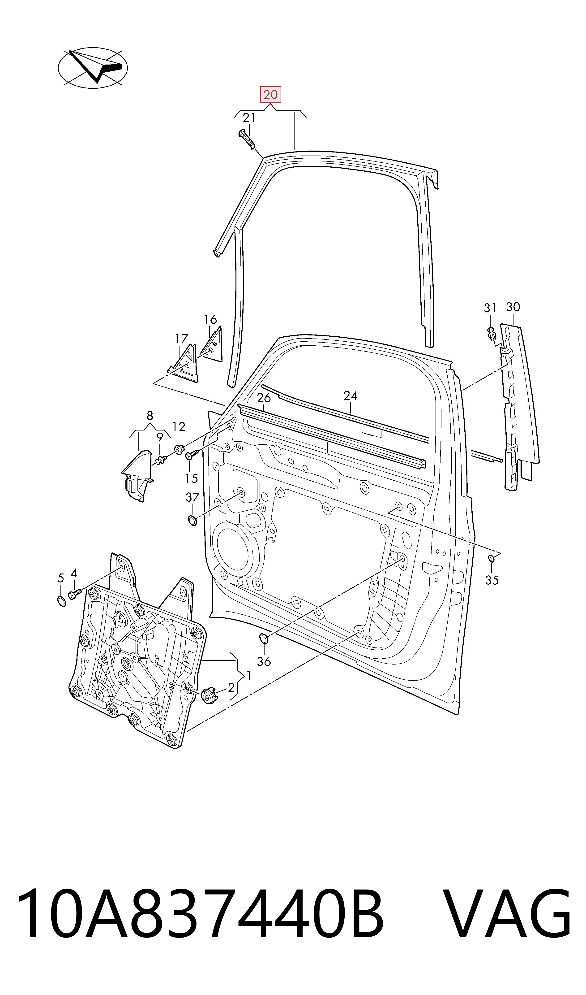 10A837440B VAG 