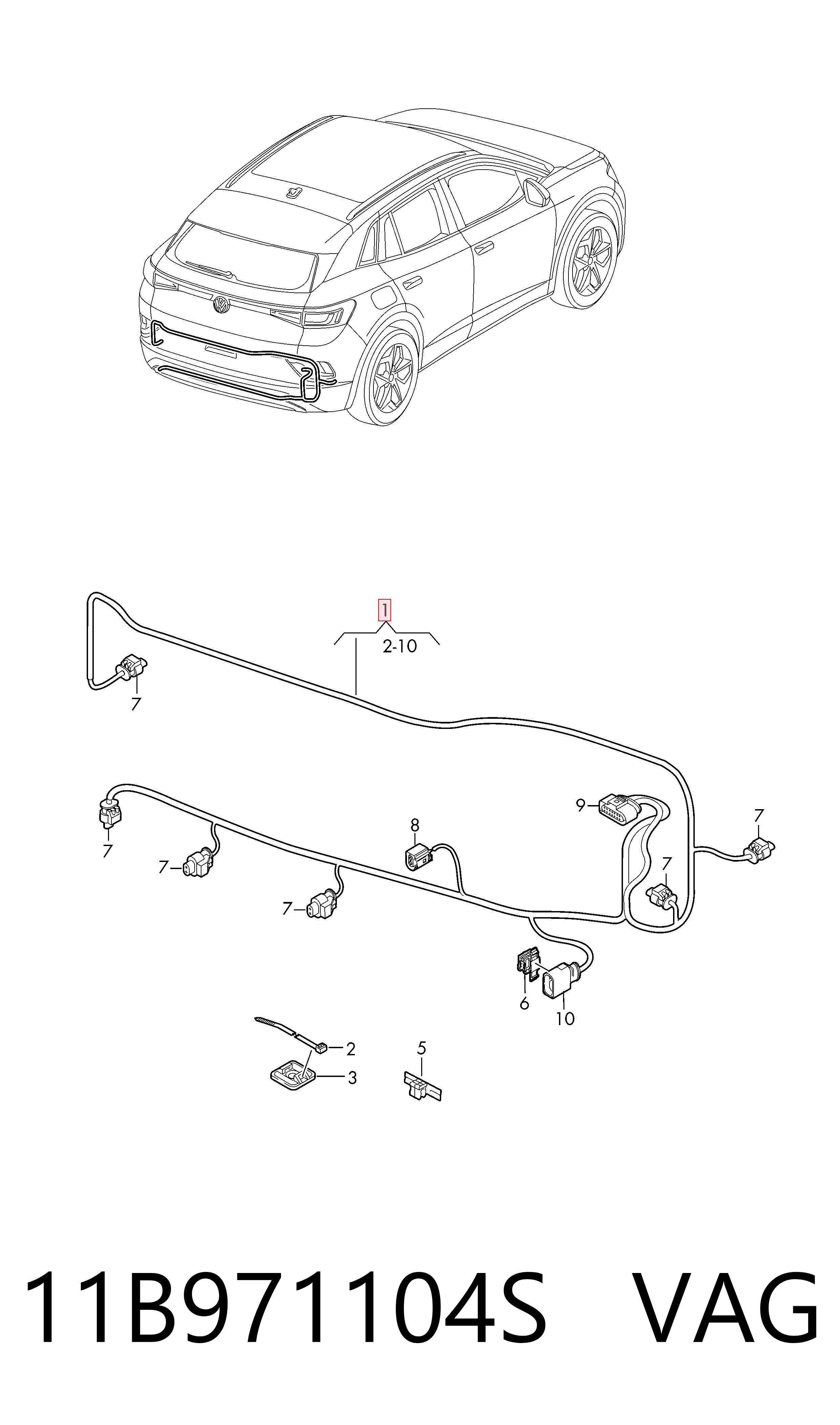 11B971104S VAG 