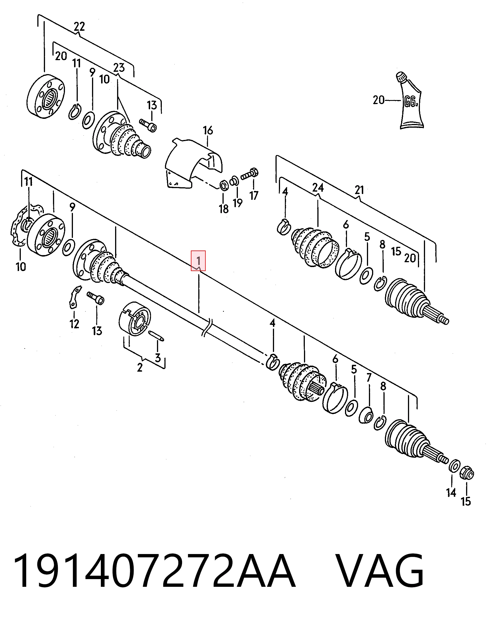 Привід правий Magneti Marelli TDS0259