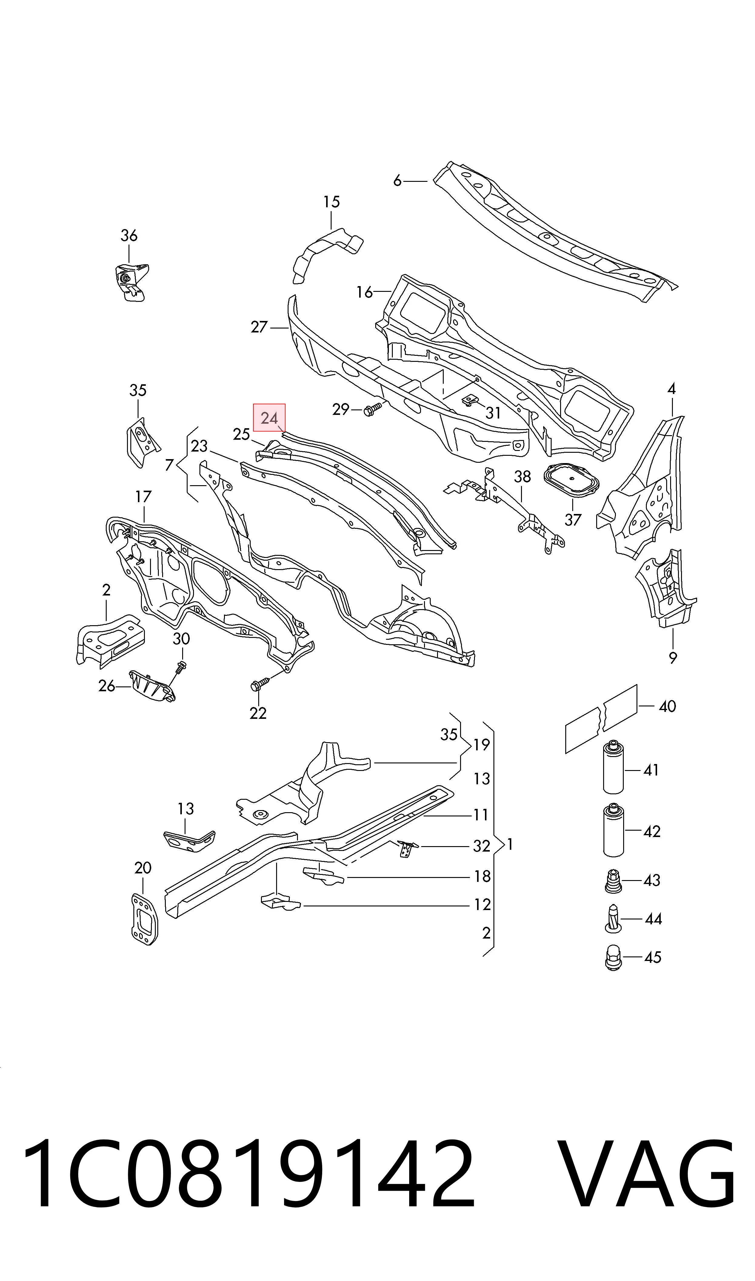 1C0819142 VAG 