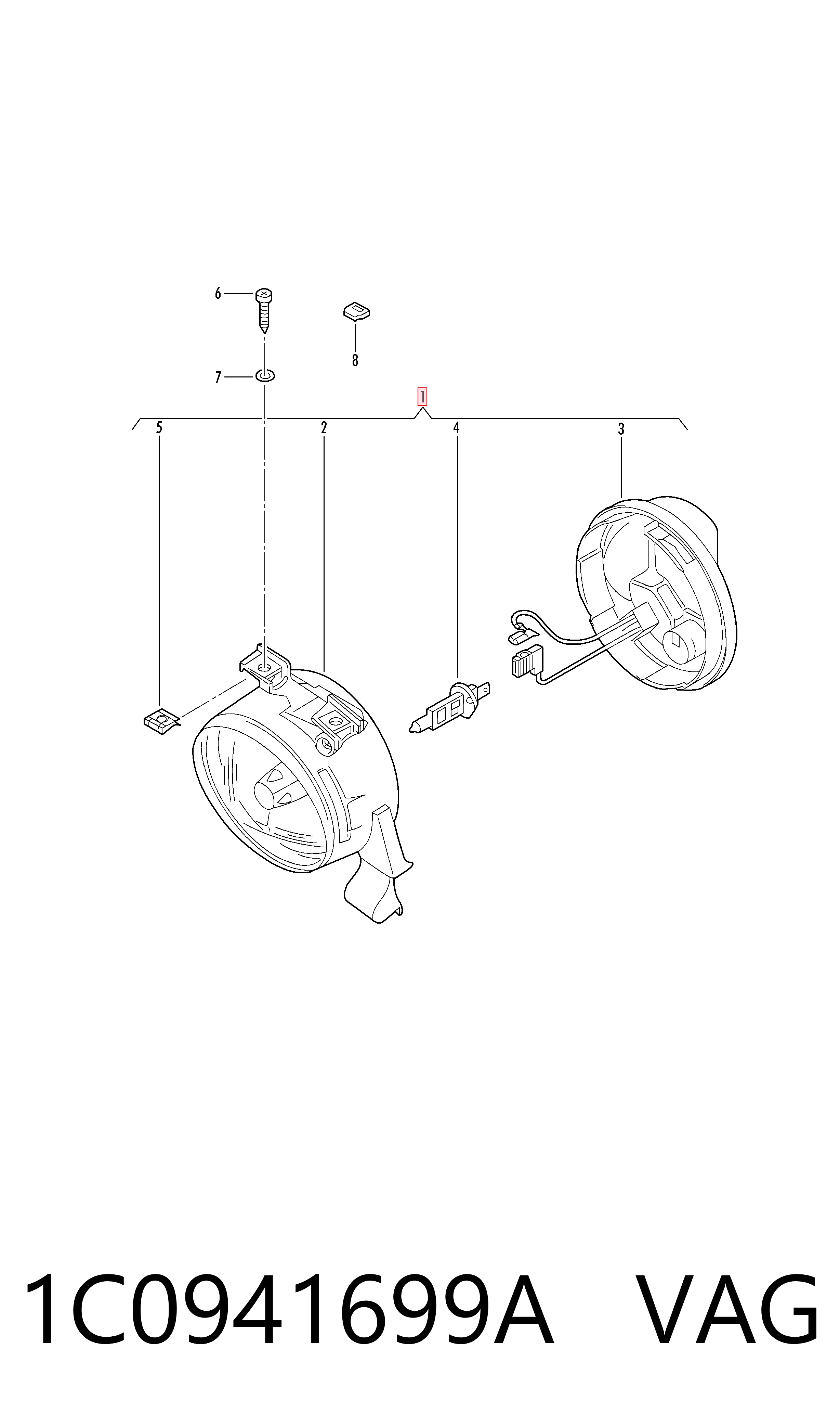 Фара, ліва Depo/Loro/Abakus FP7469H1E ціна, від 24.04 USD