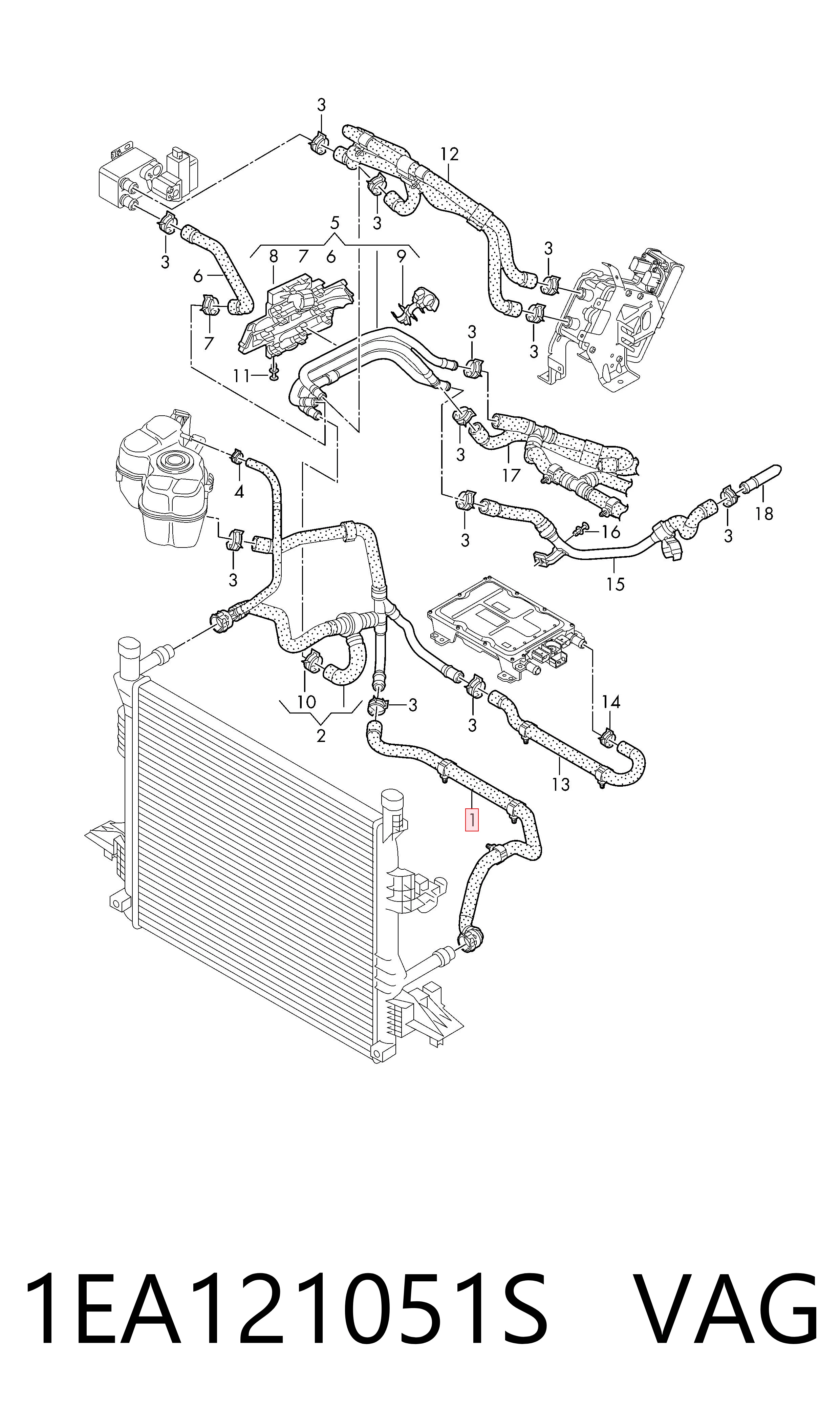  VAG 1EA121051S ціна, від 15.20 USD