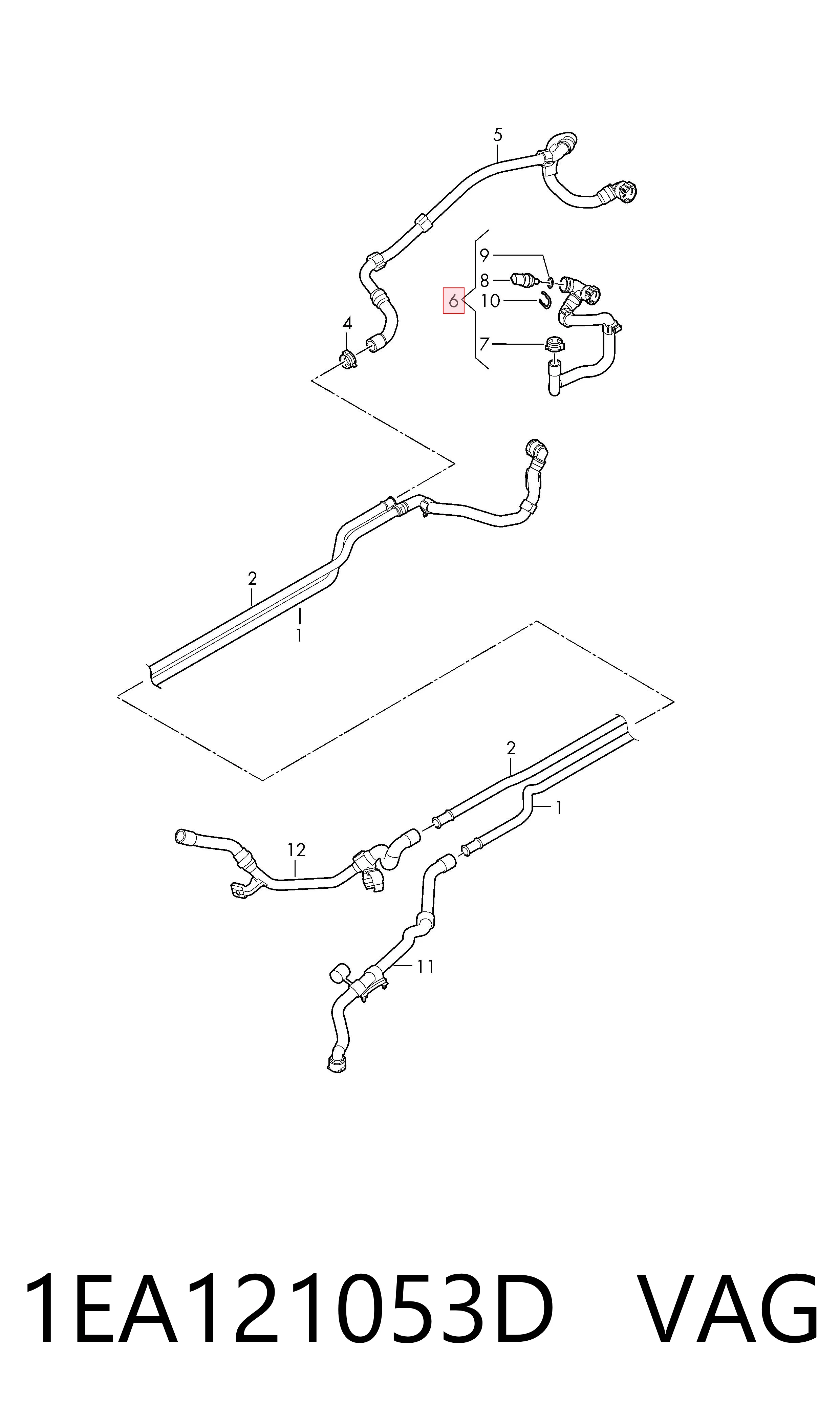 1EA121053D VAG 
