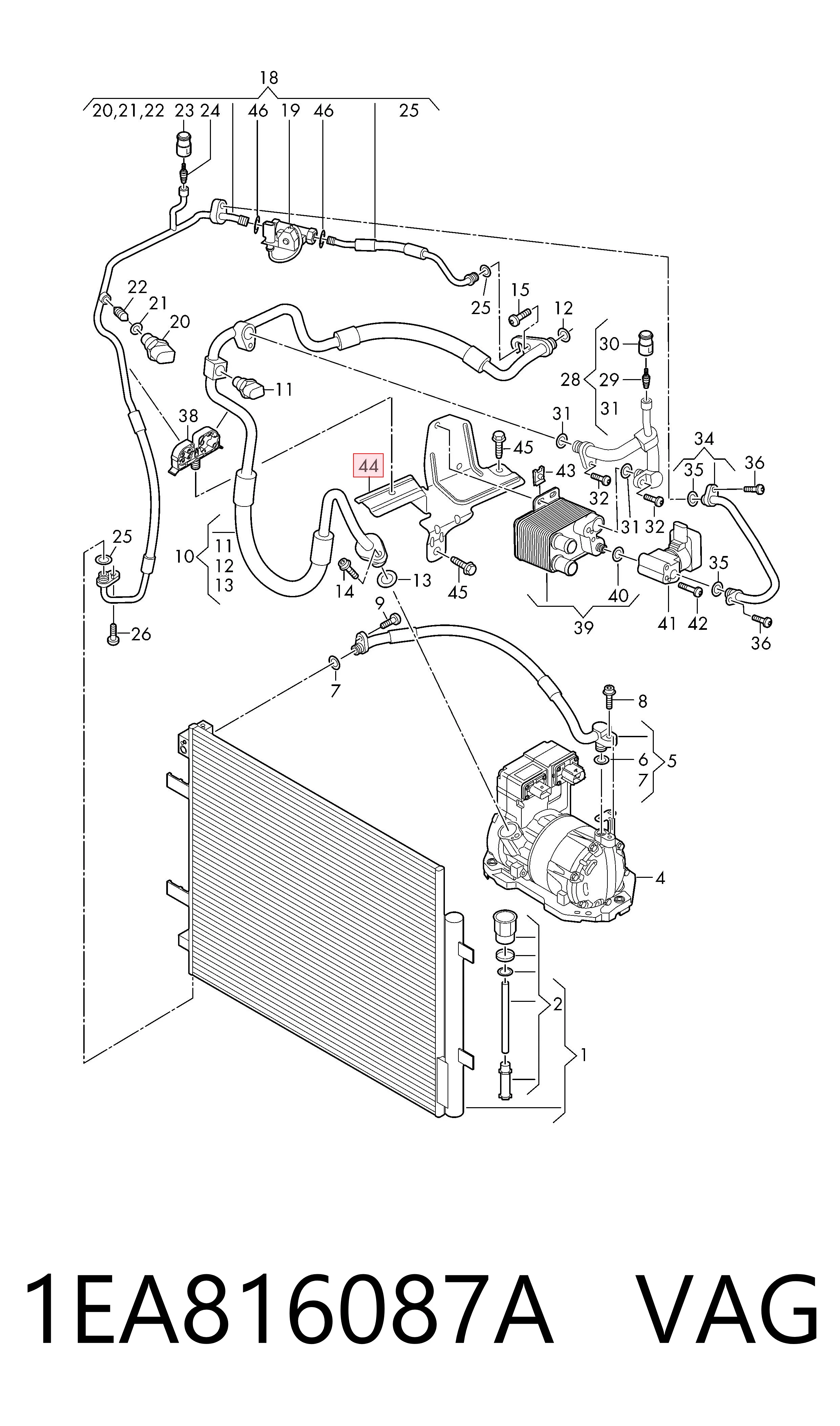  VAG 1EA816087A ціна, від 10.17 USD