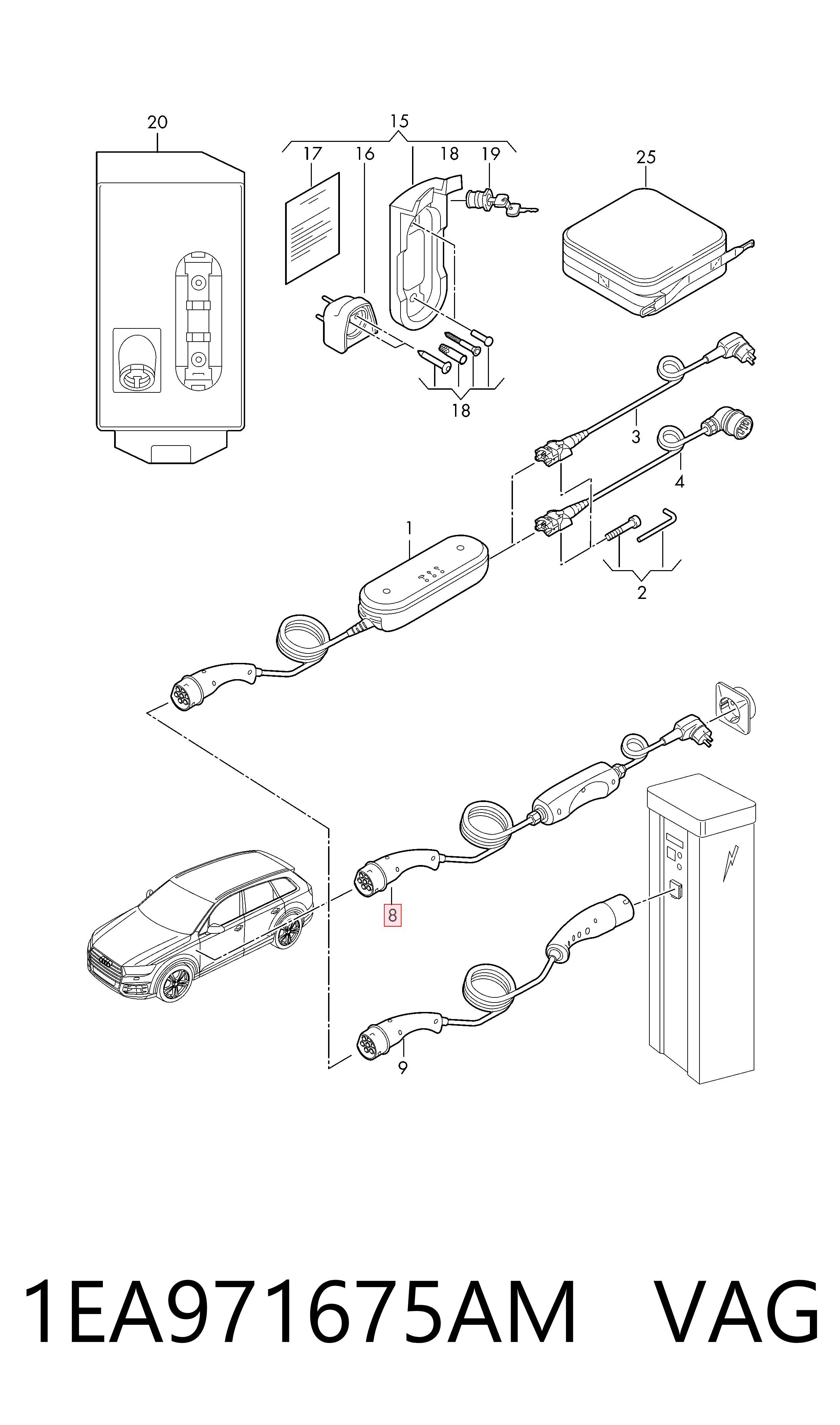  VAG 1EA971675AM ціна, від 445.82 USD