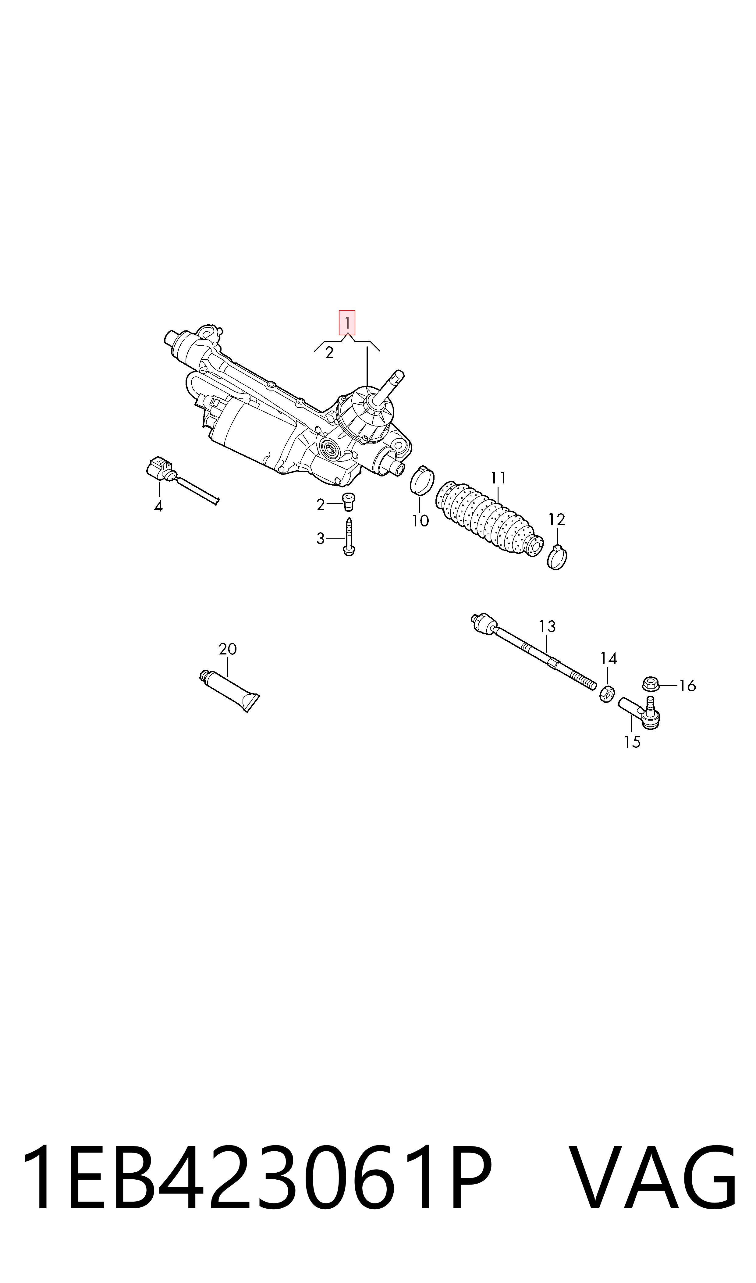 Управління рульове в зборі KSP KSP02524 ціна, від 613.72 USD