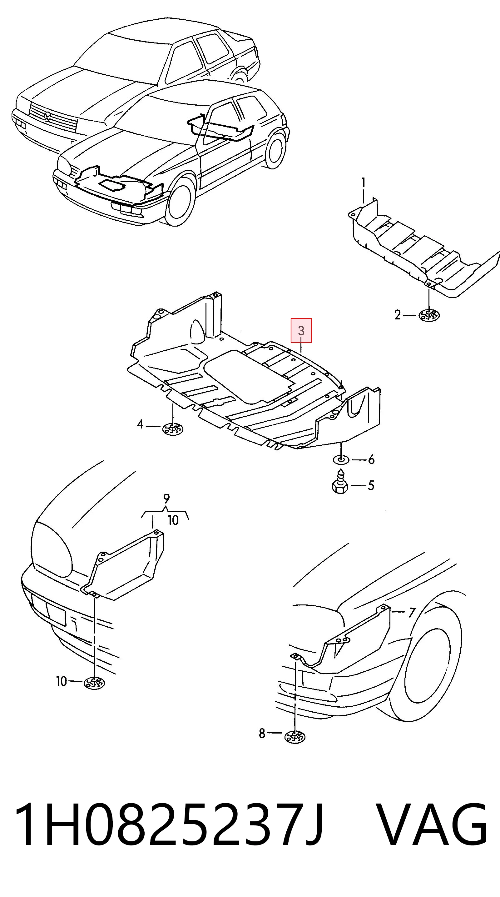 Утеплювач капота на Volkswagen Vento  1H2