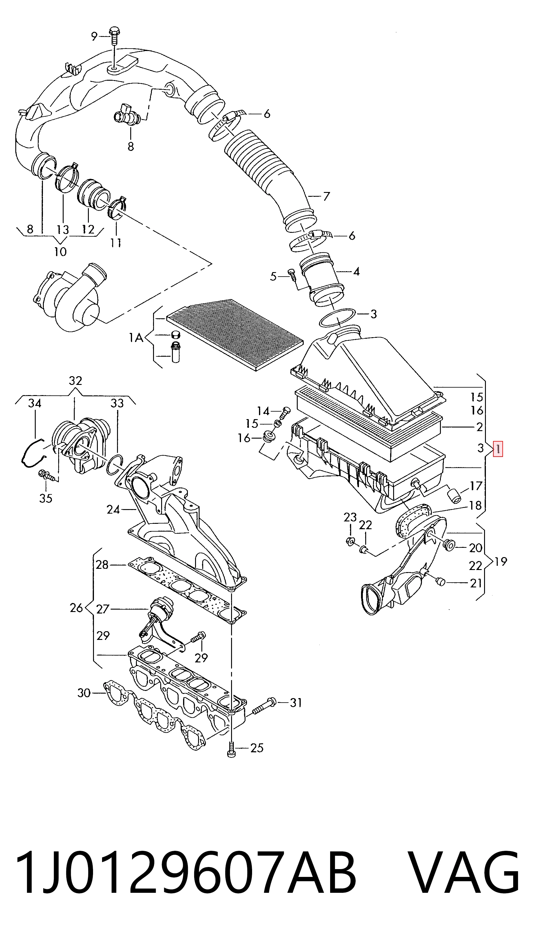 1J0129607AB VAG 