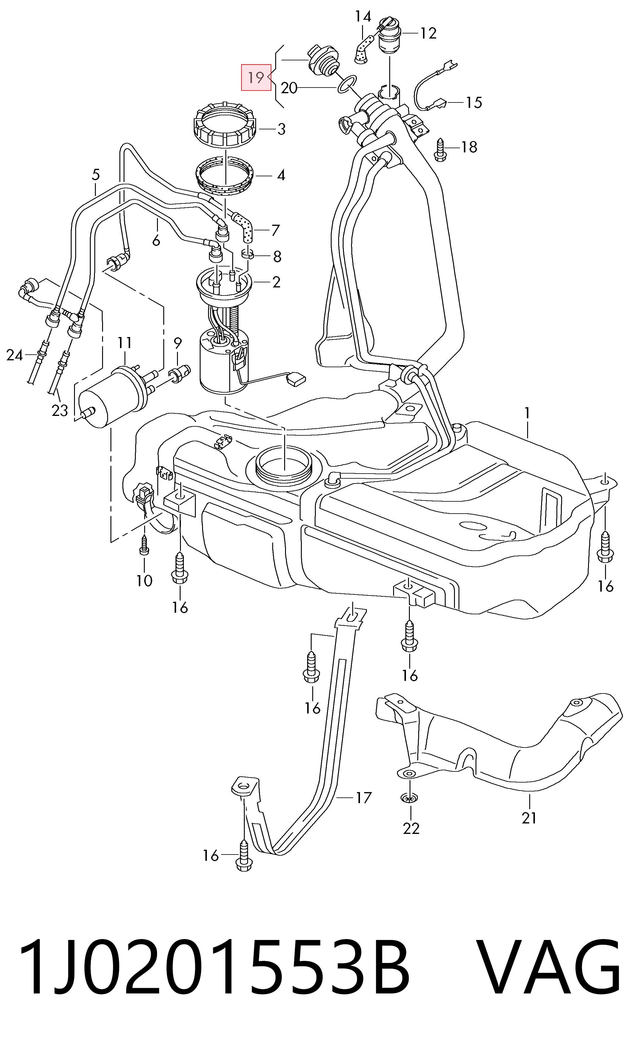 Кришка / пробка бензобака на Seat Ibiza III 6L1