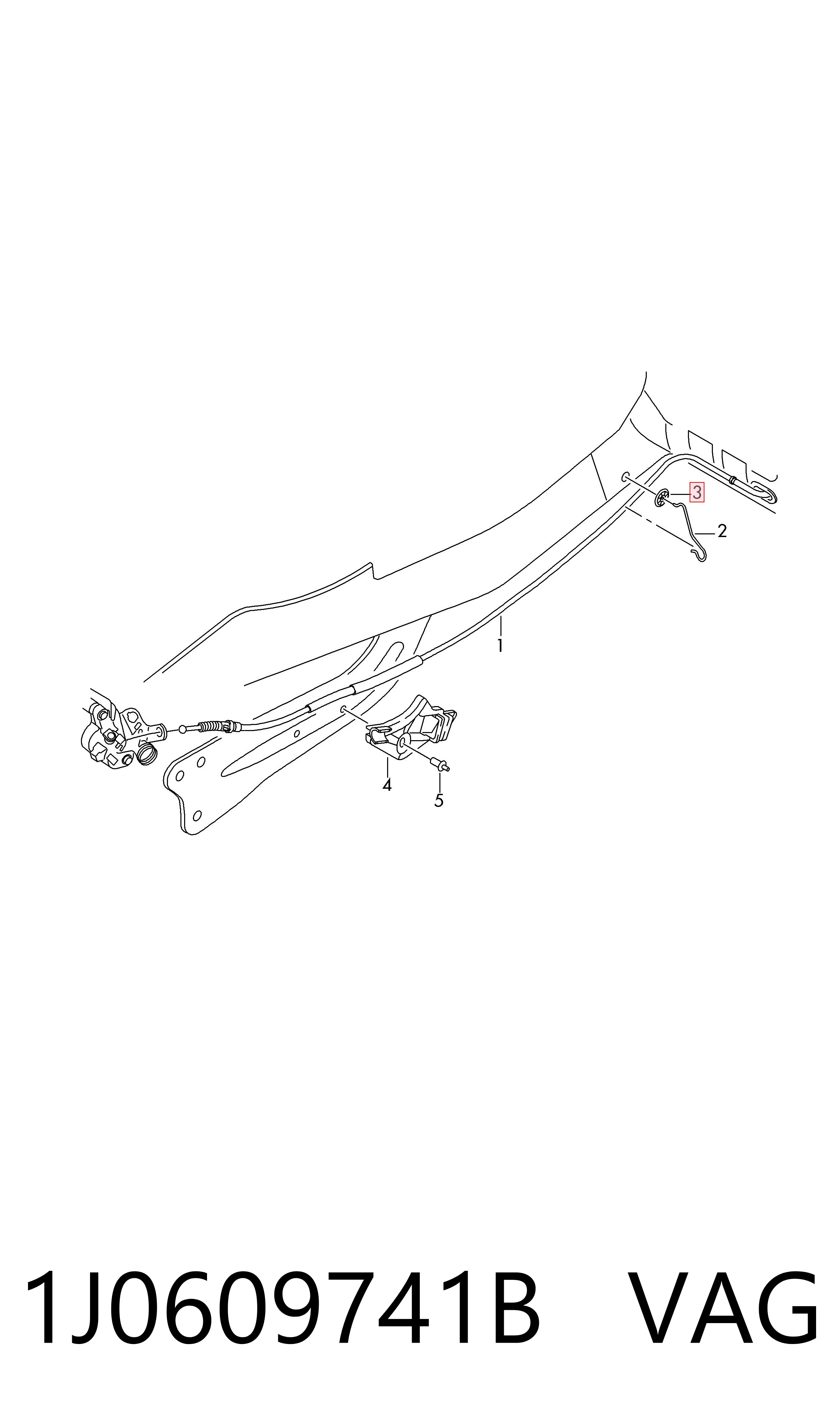 Купити 1J0609741B VAG 