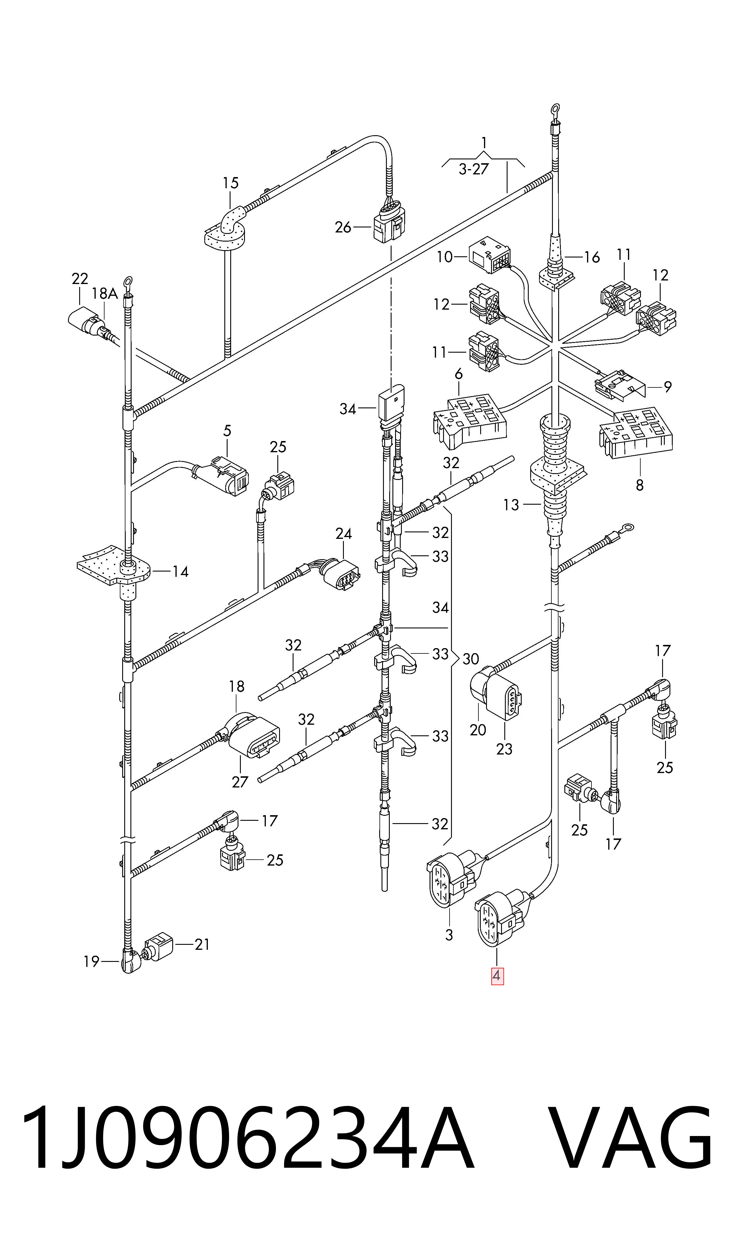  VAG 1J0906234A ціна, від 6.33 USD