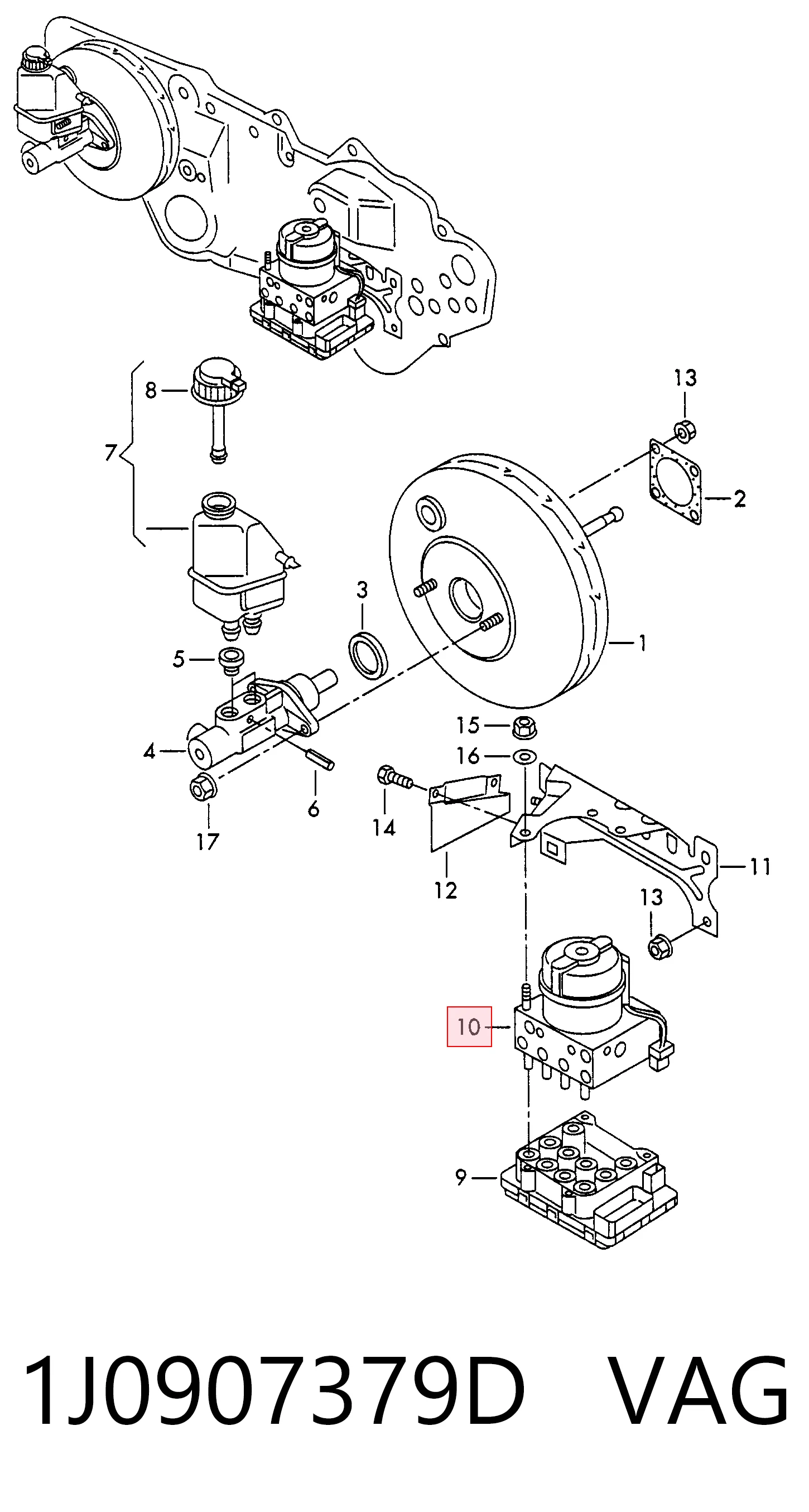 Блоки ABS Volkswagen Lupo 