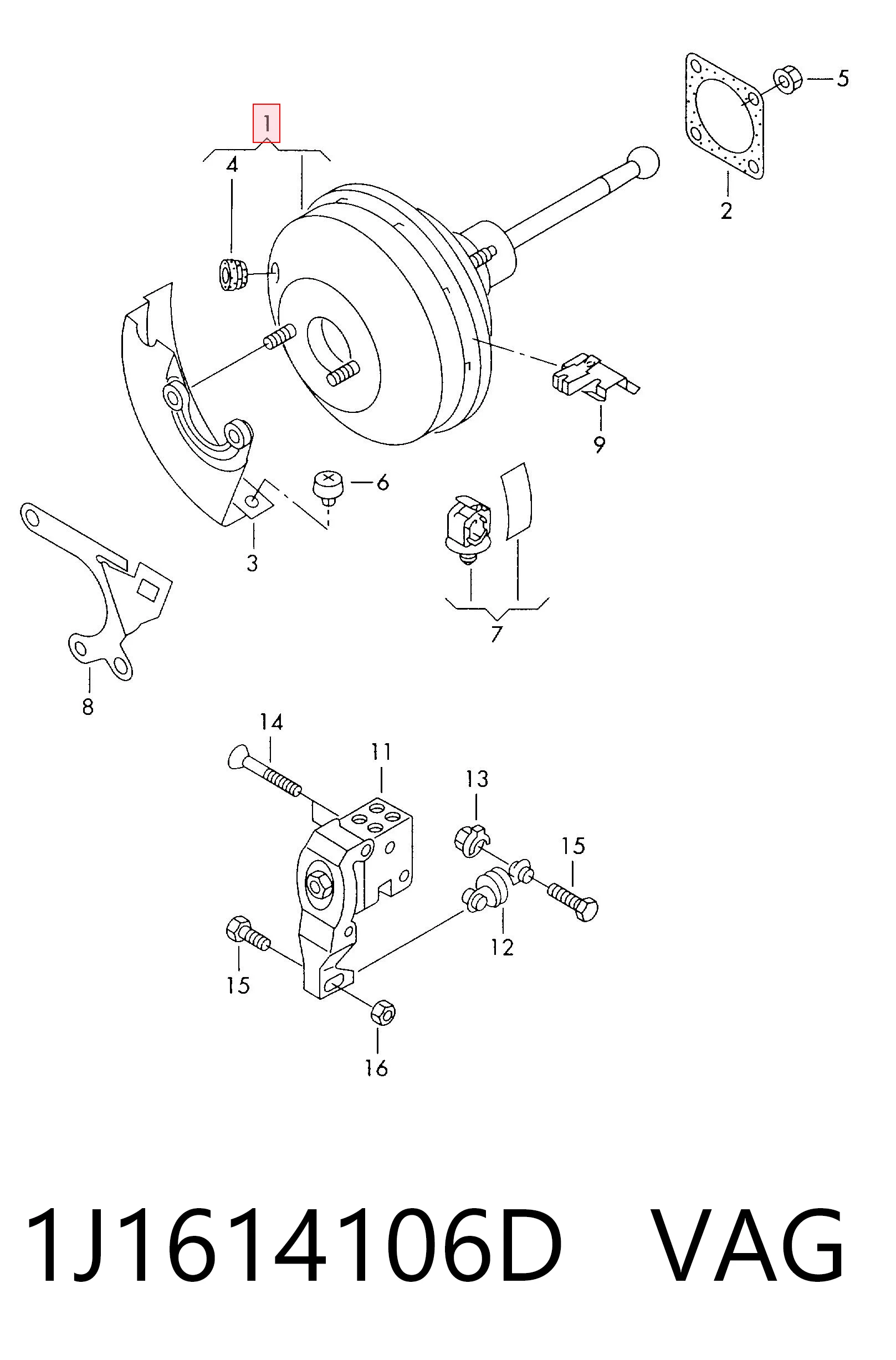 Вакуумника Audi TT купе (8N3) (1998 - 2006) ціна, від 39.19 USD