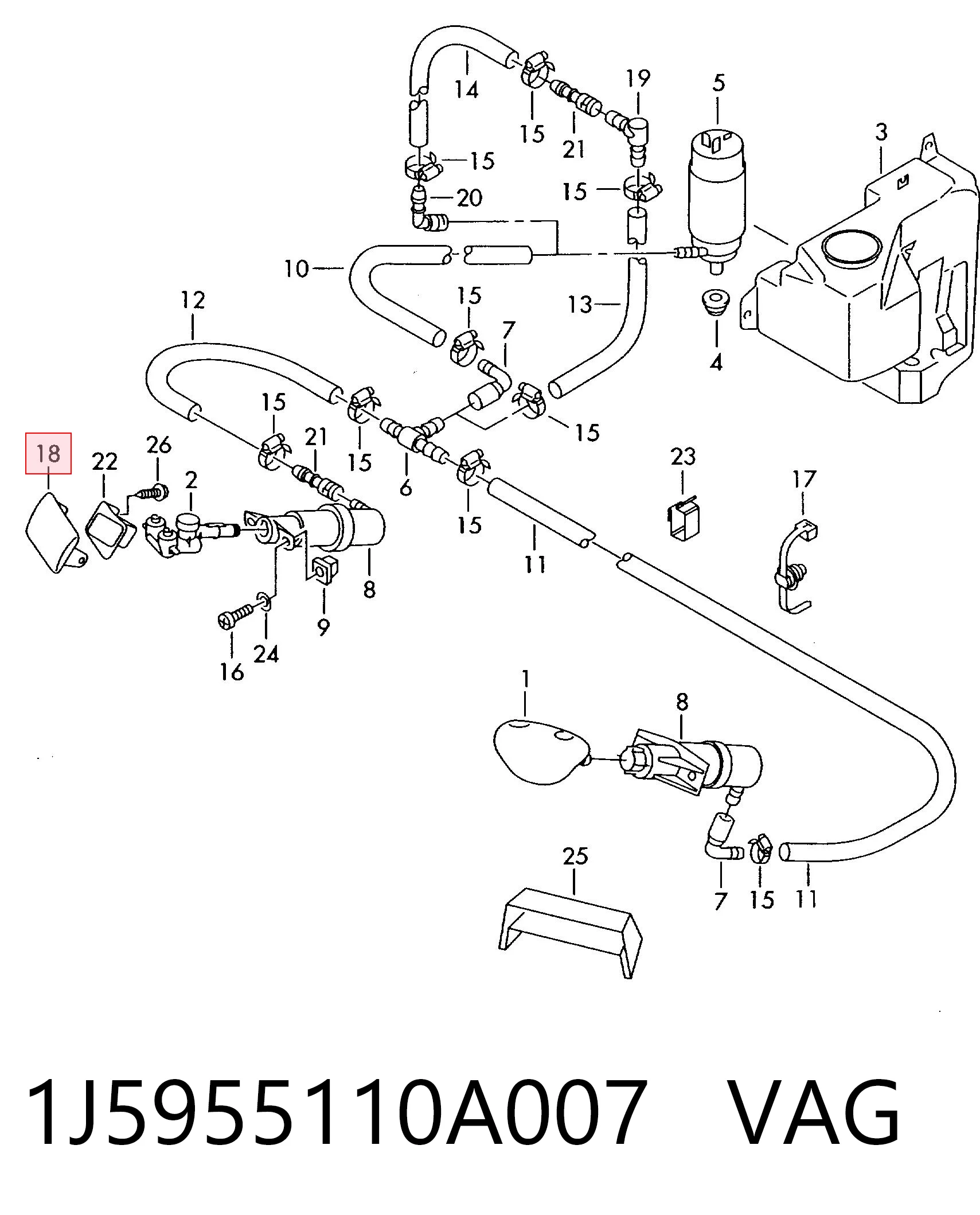 1J5955110A007 VAG 