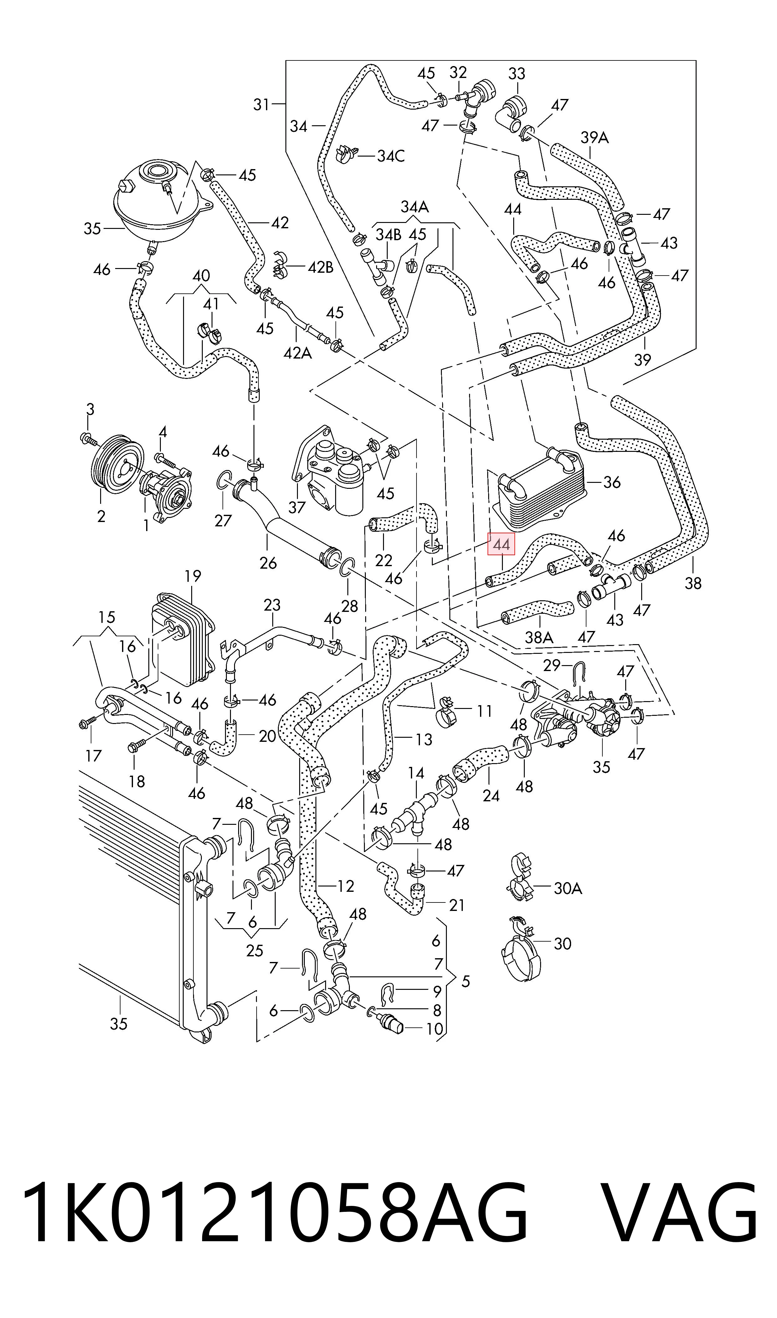 1K0121058AG VAG