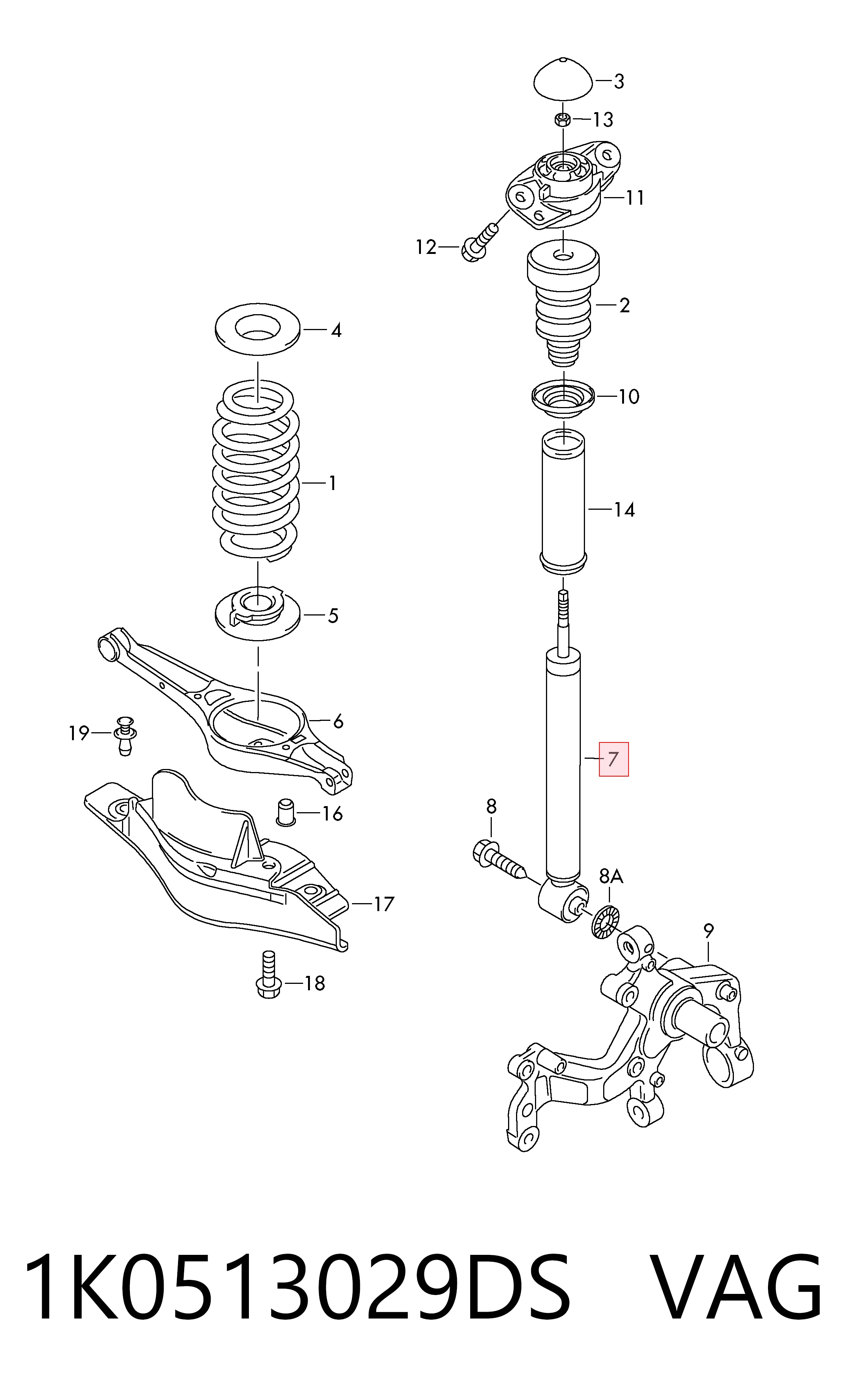 Амортизатор задній Bilstein BNEH299 ціна, від 46.69 USD