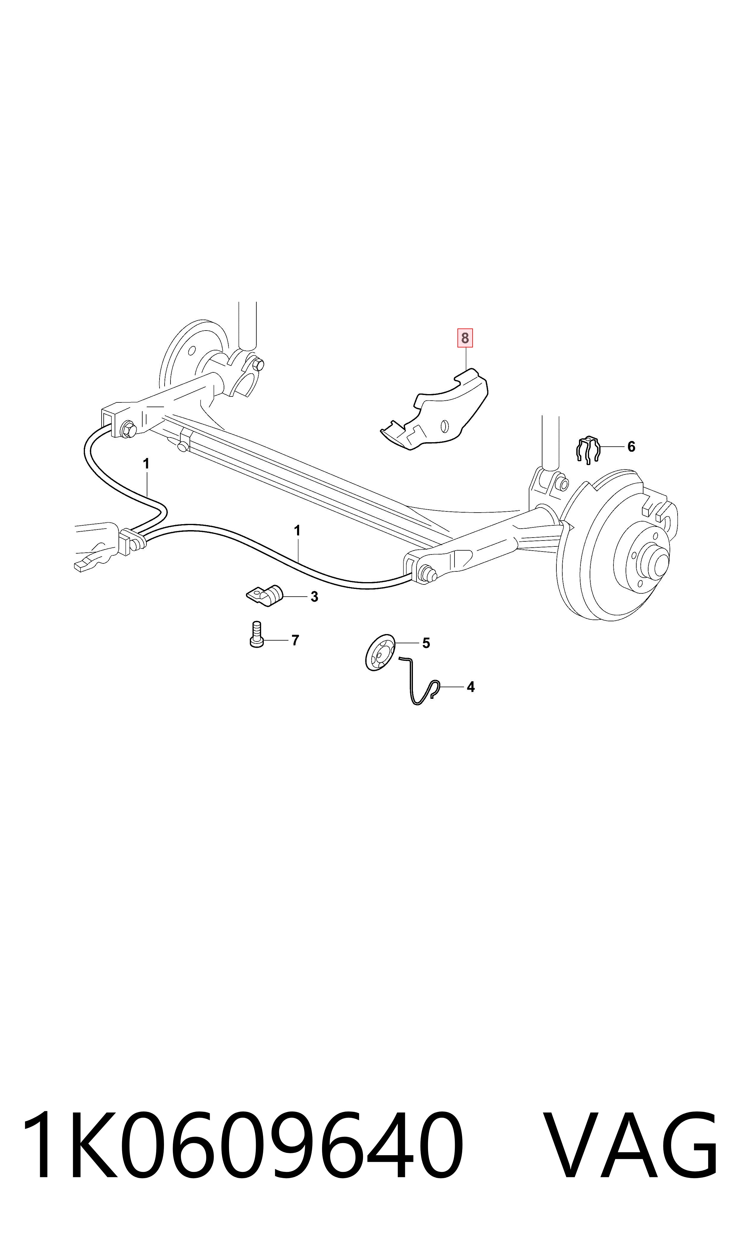 1K0609640 VAG 