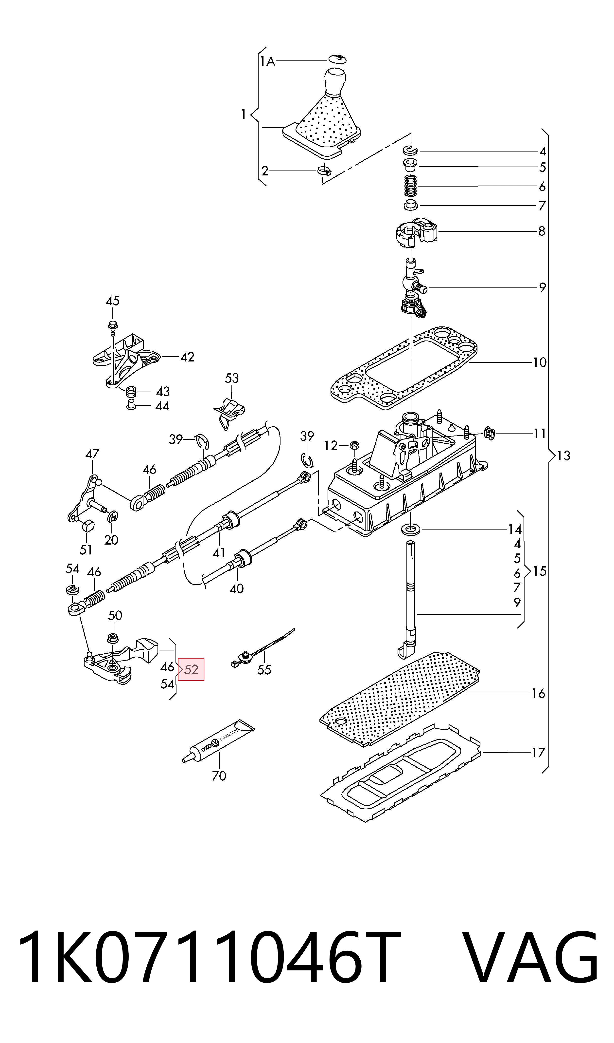 Купити 3L711018 AND Ручка КПП