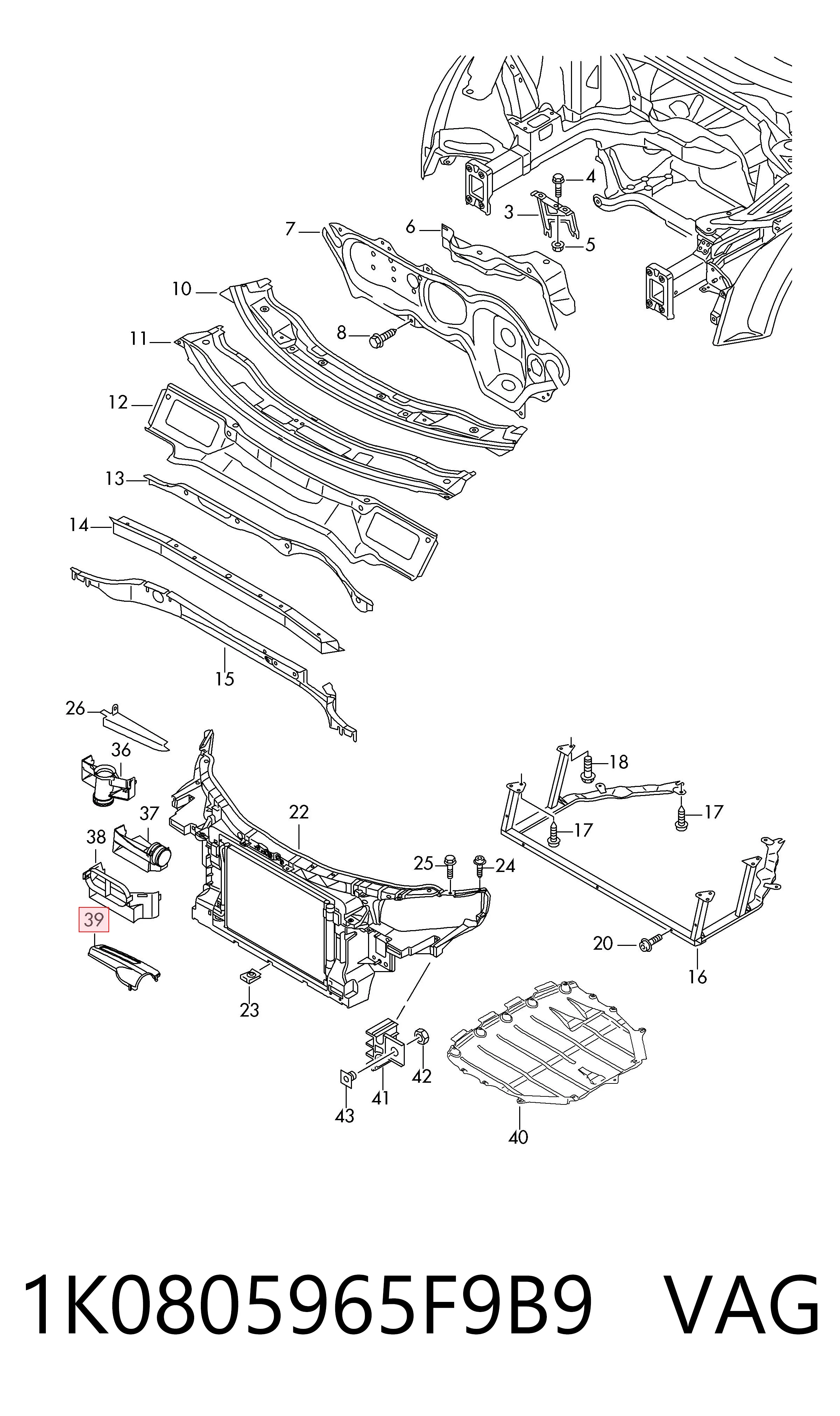1K0805965F9B9 VAG 