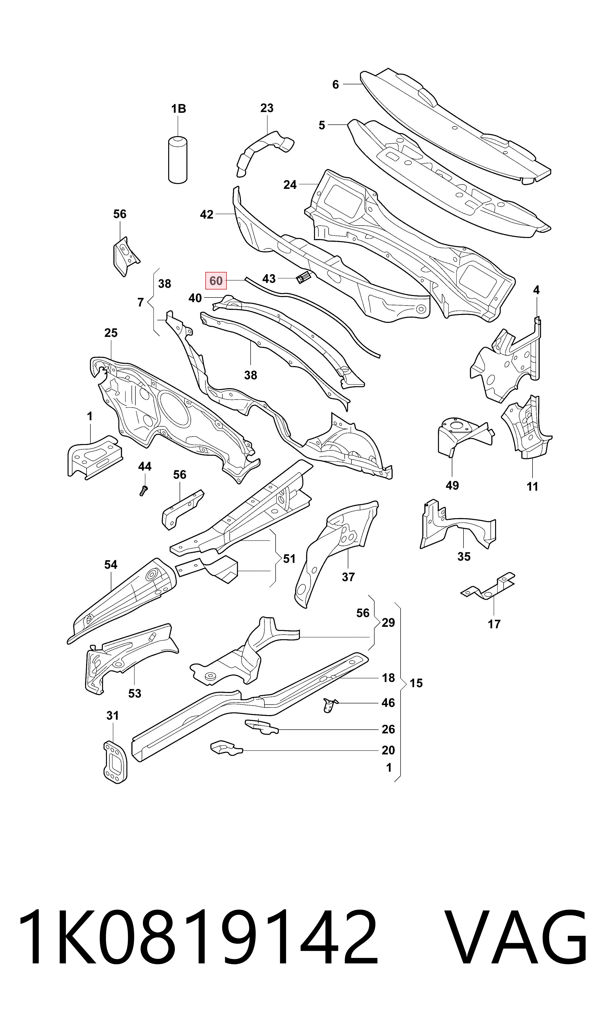 1K0819142 VAG 
