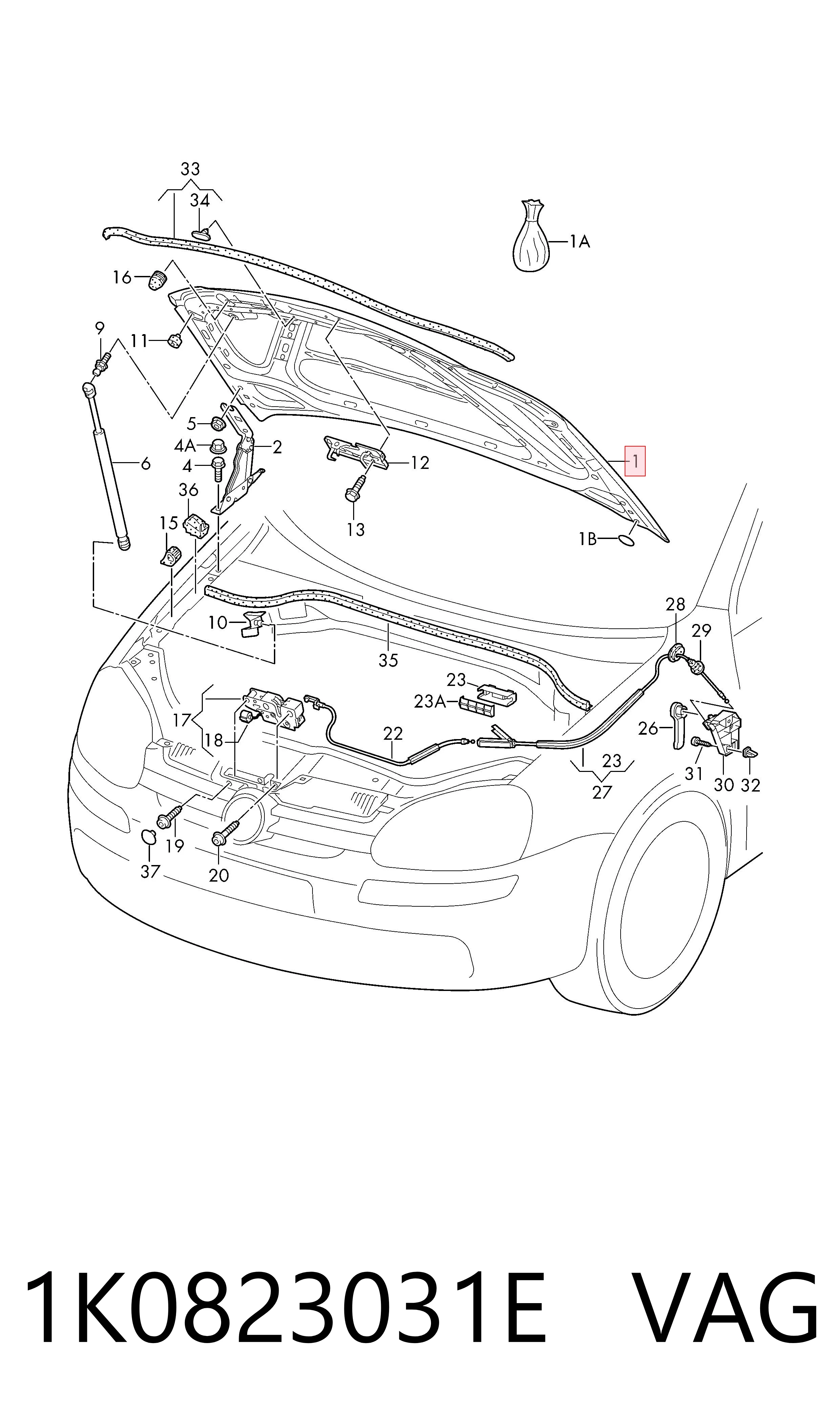 Капот Simyi SYCV066G002 ціна, від 118.63 USD