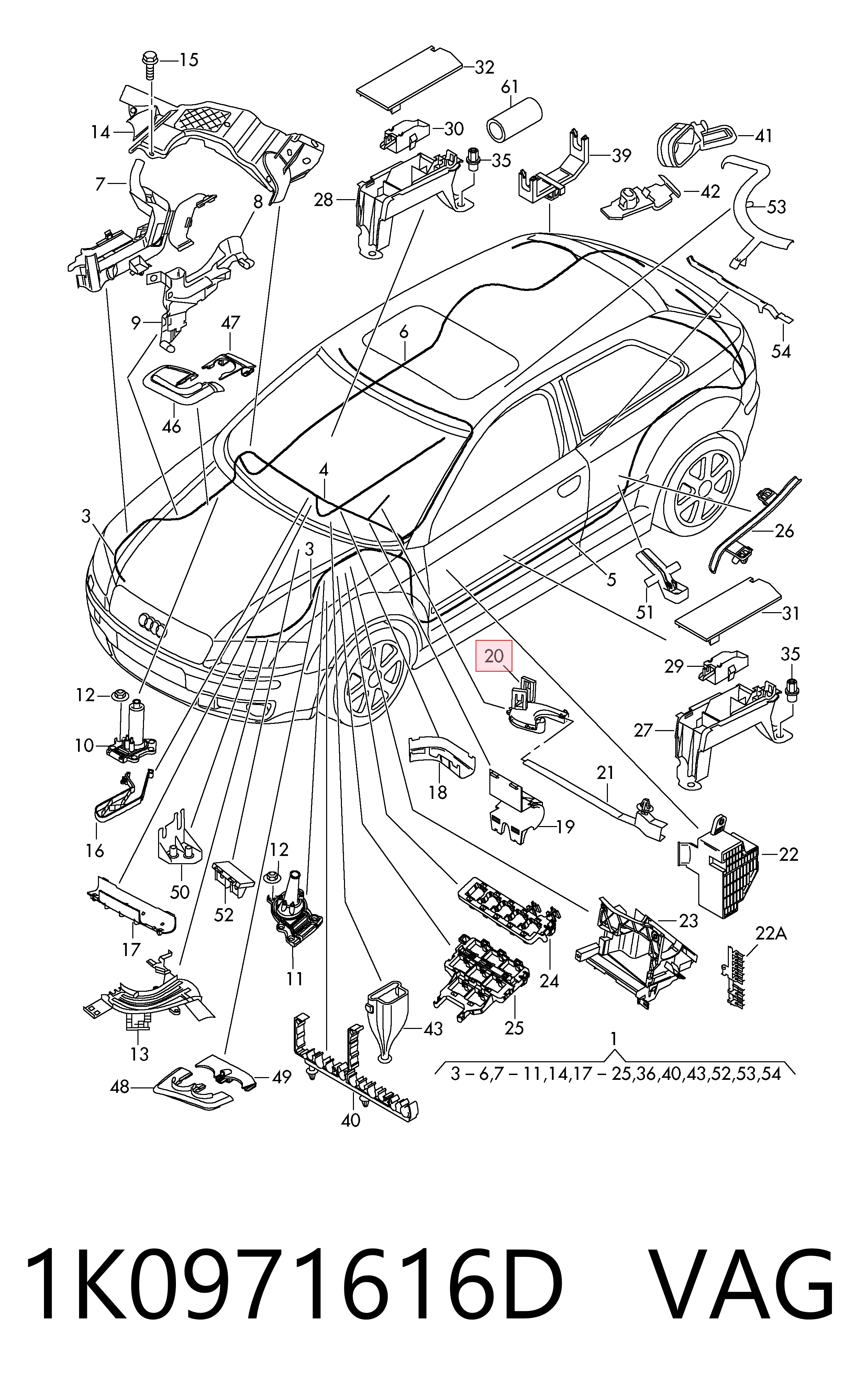 Колонка рульового управління на Seat Altea XL 5P5, 5P8
