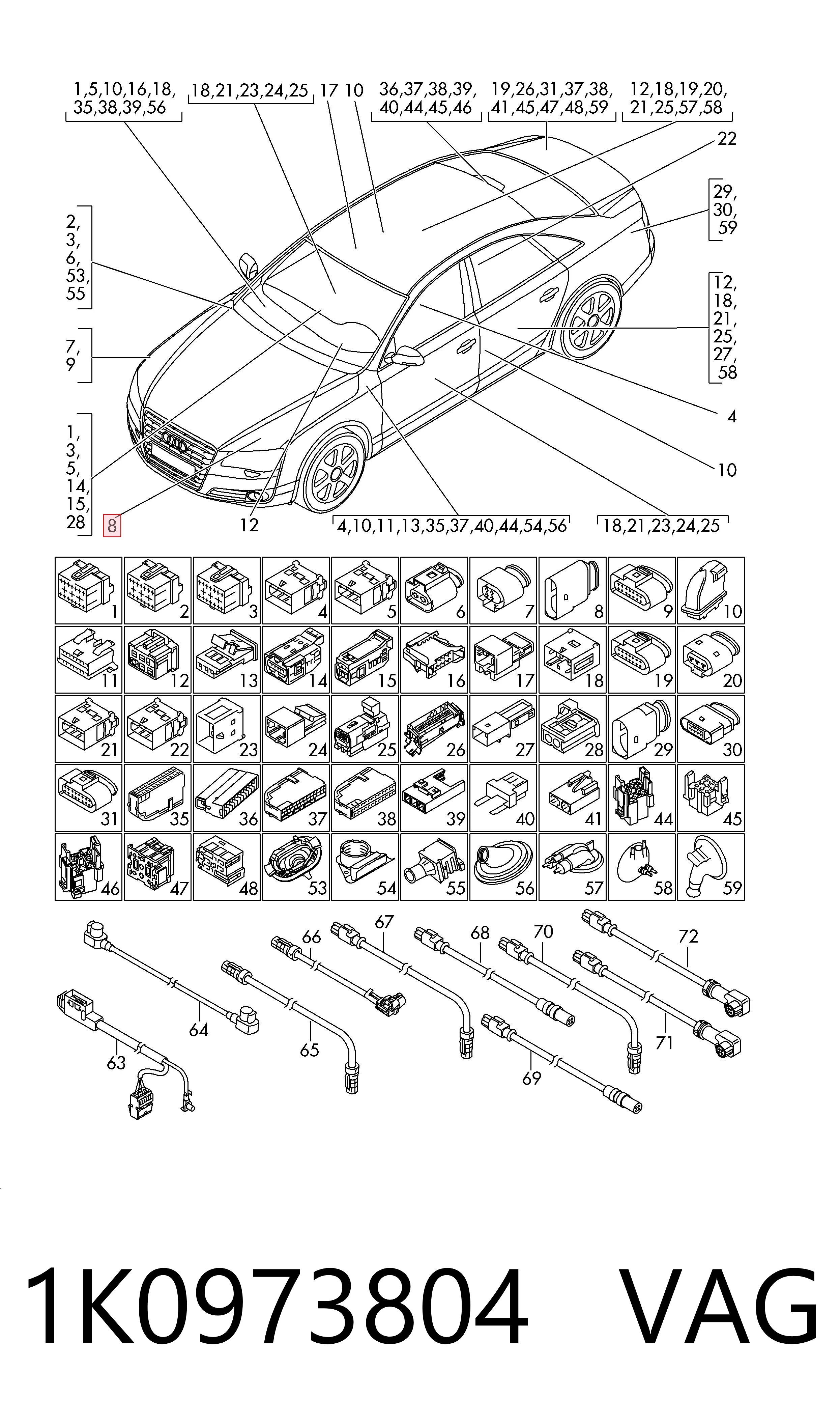 Роз’єм (фішка) універсальний AND 30973022 ціна, від 2.53 USD