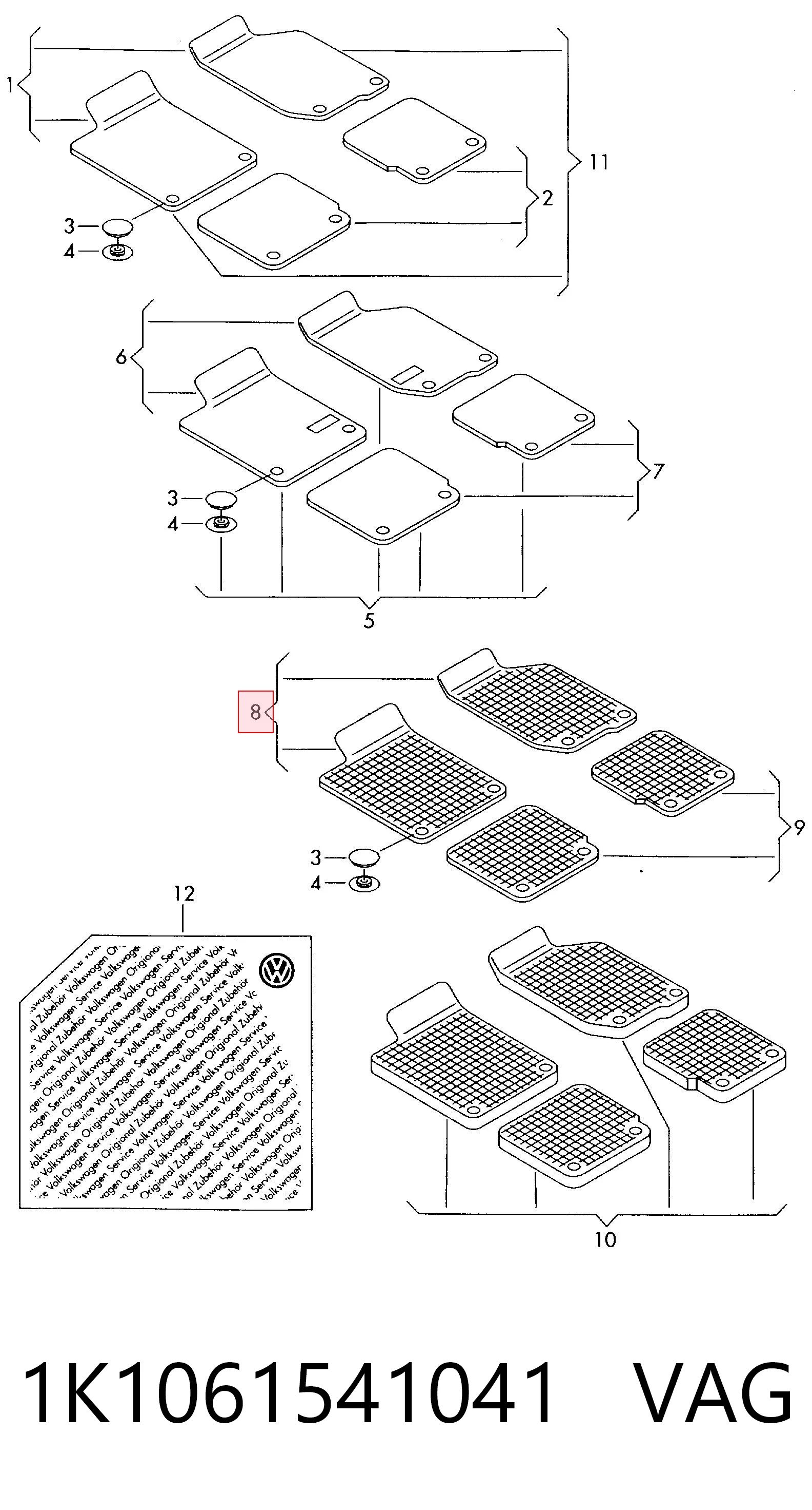 1K1061541041 VAG