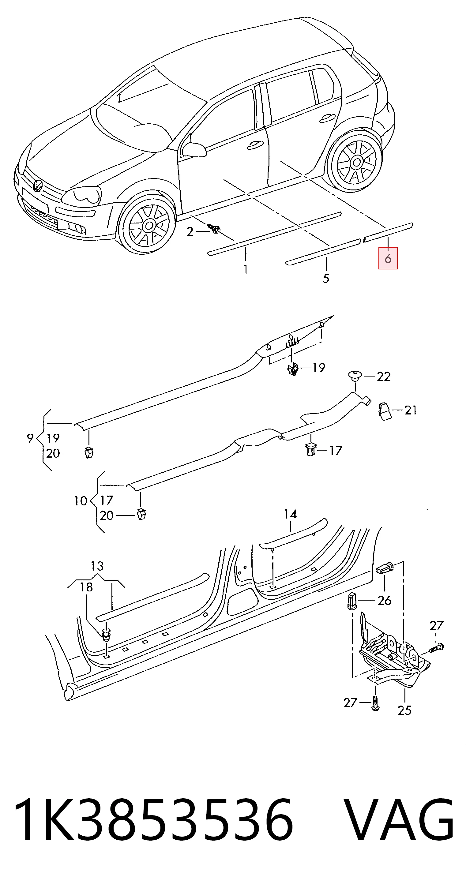 1K3853536 VAG 