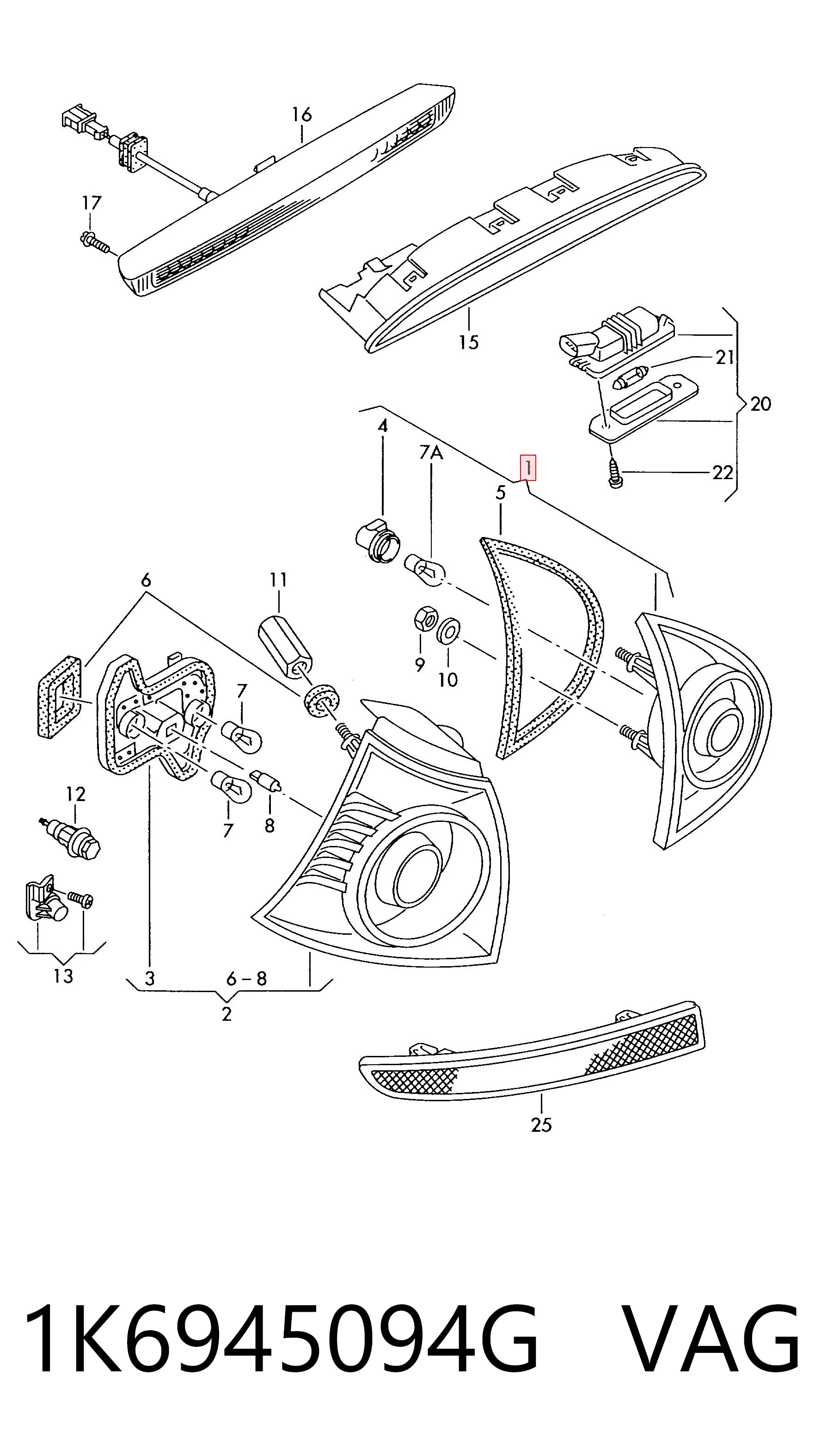 Стоп задній Magneti Marelli LLE331 ціна, від 19.00 USD