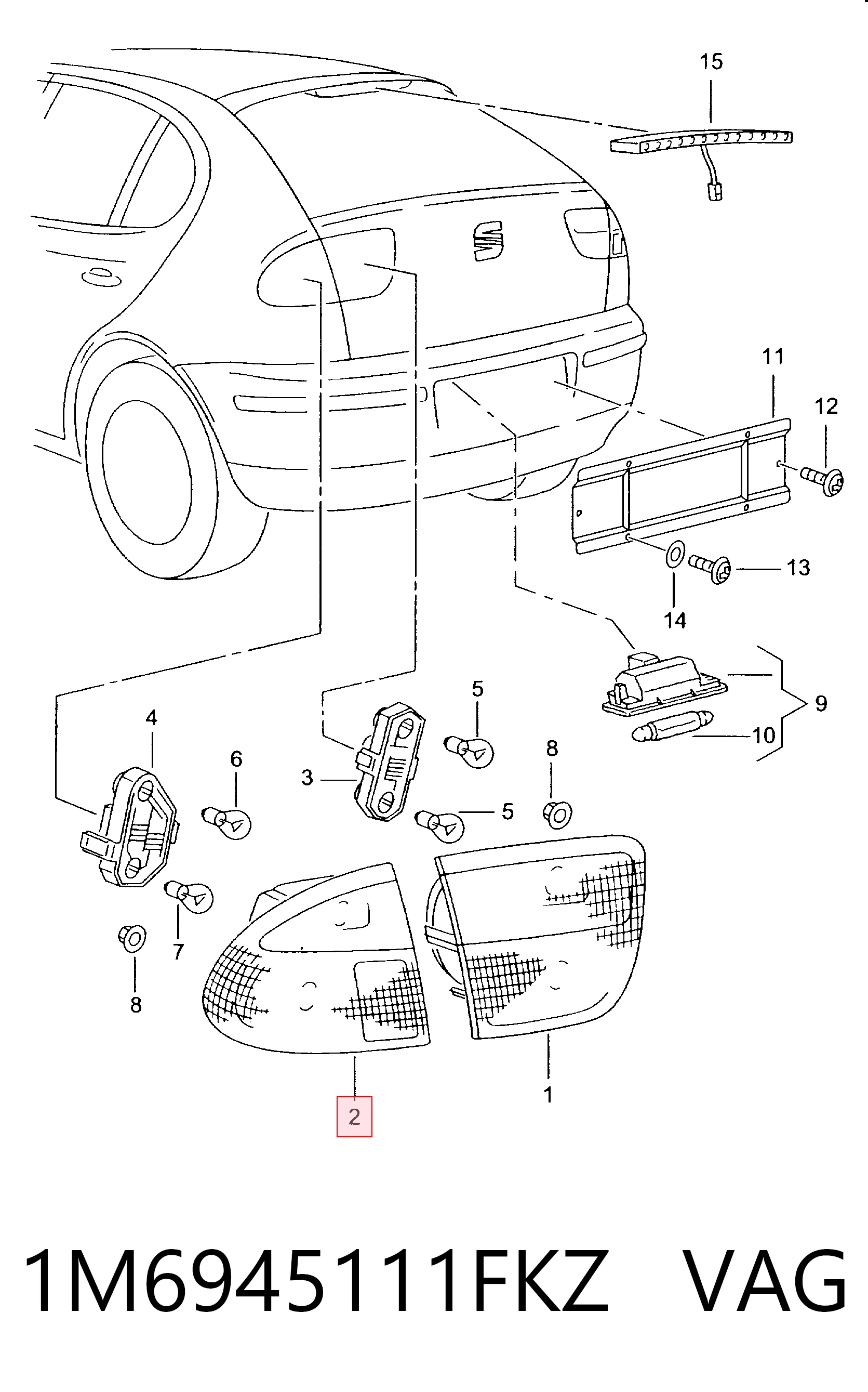 Стоп задній Magneti Marelli 62474