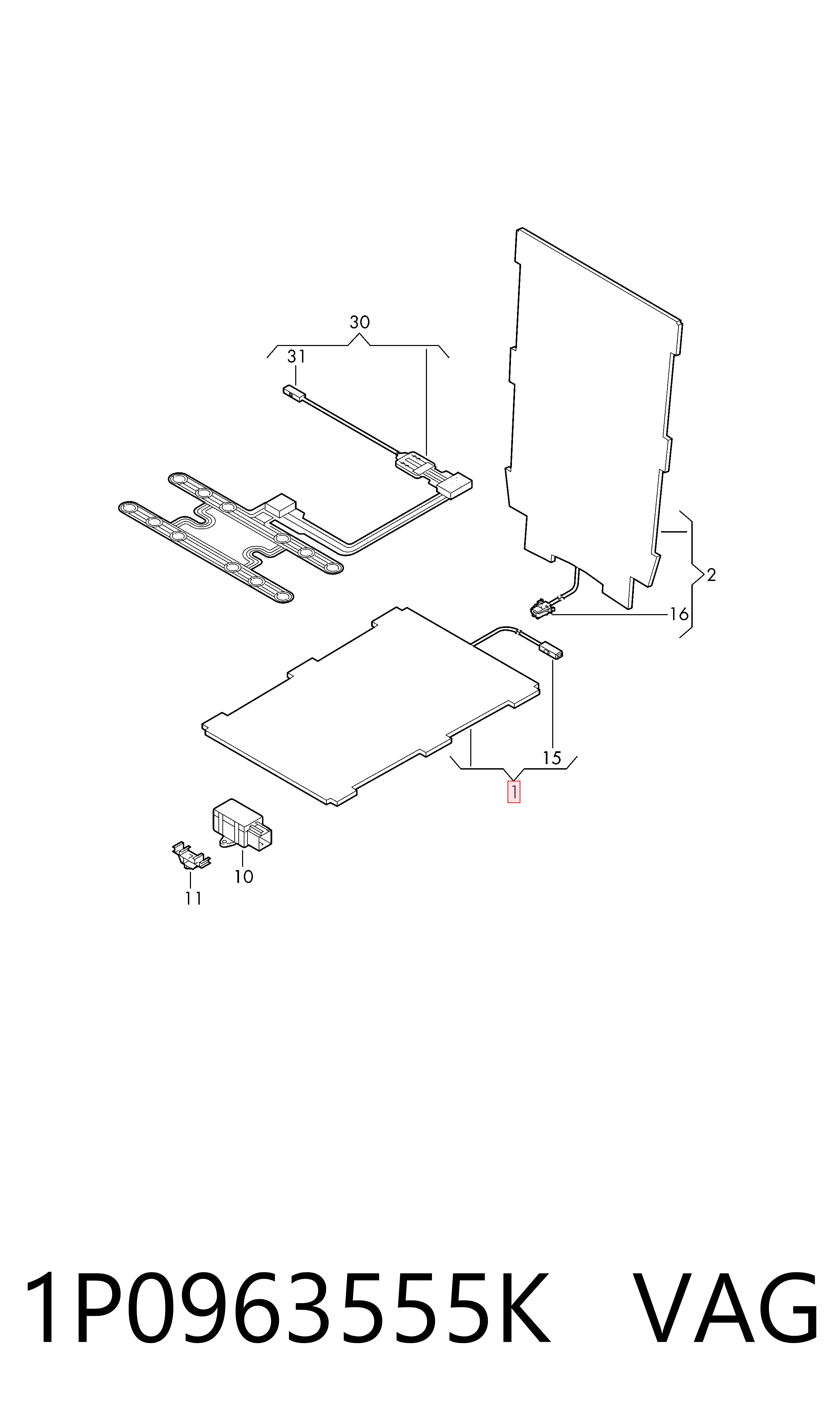 1P0963555K VAG 