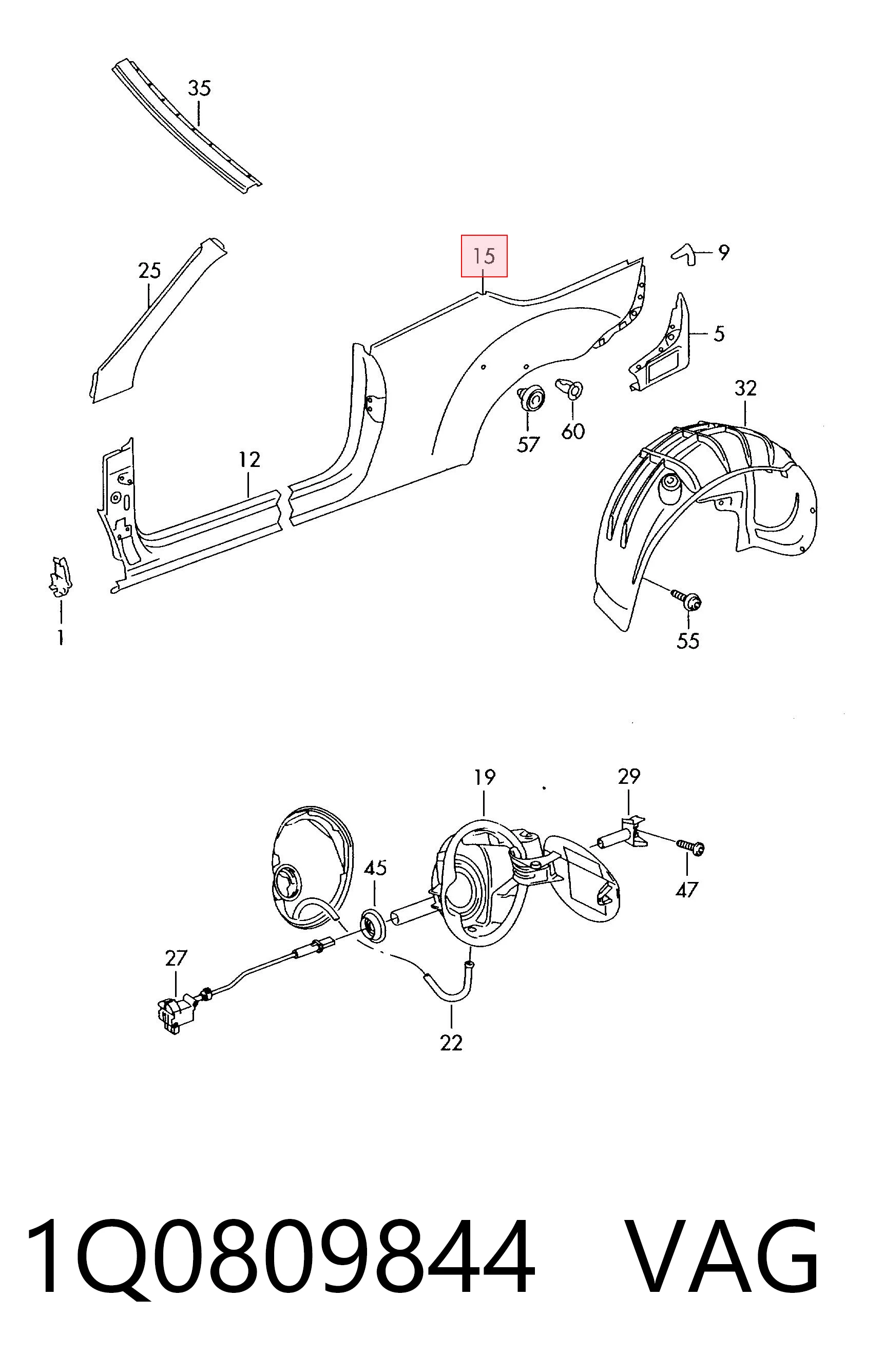 1Q0809844 VAG