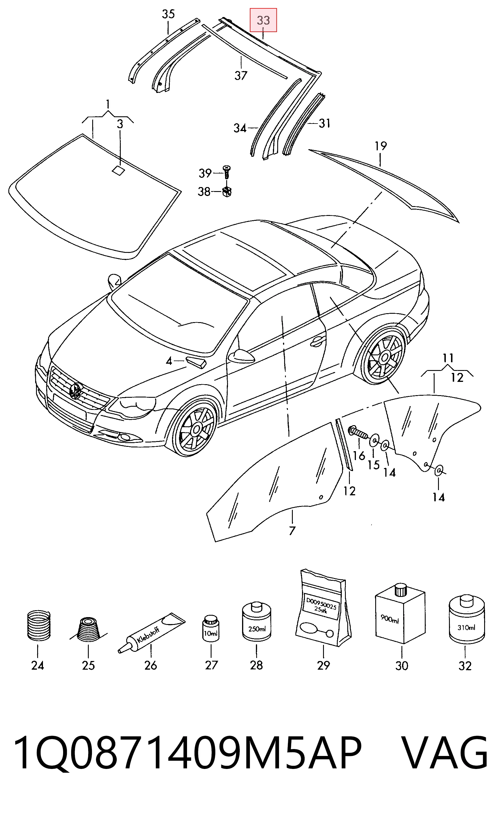 1Q0871409M5AP VAG 