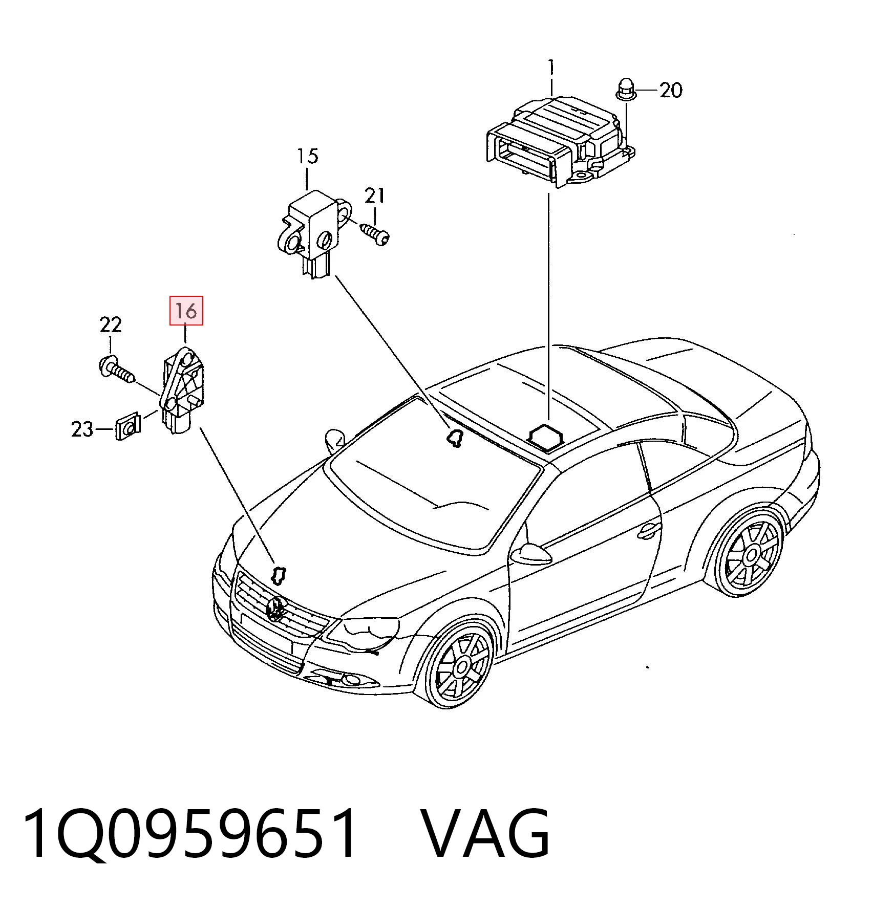1Q0959651 VAG 