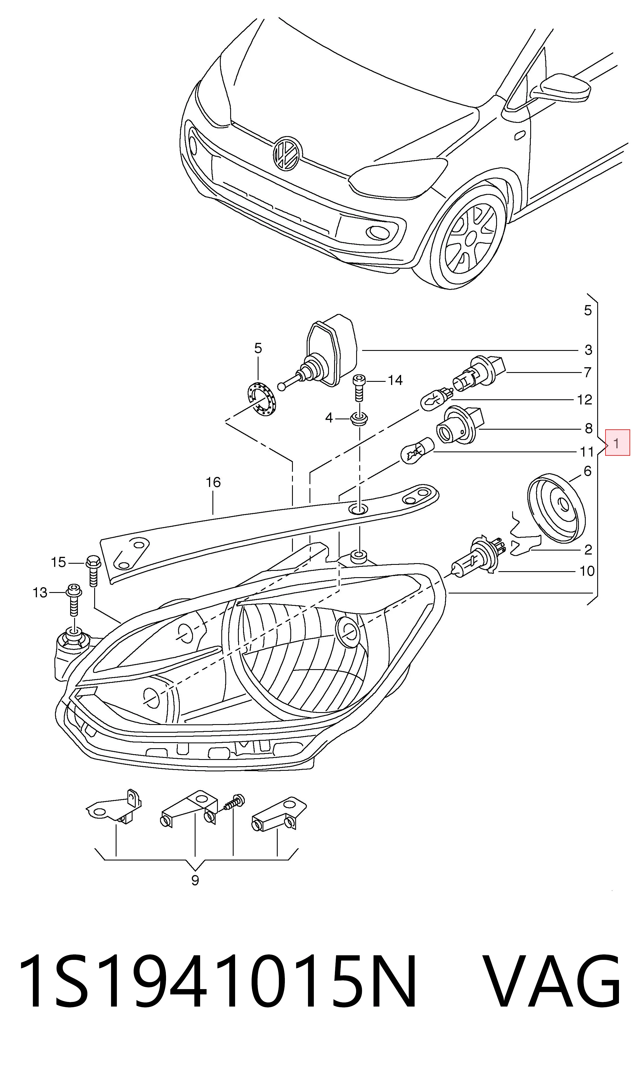 Фара Polcar 95A1090E