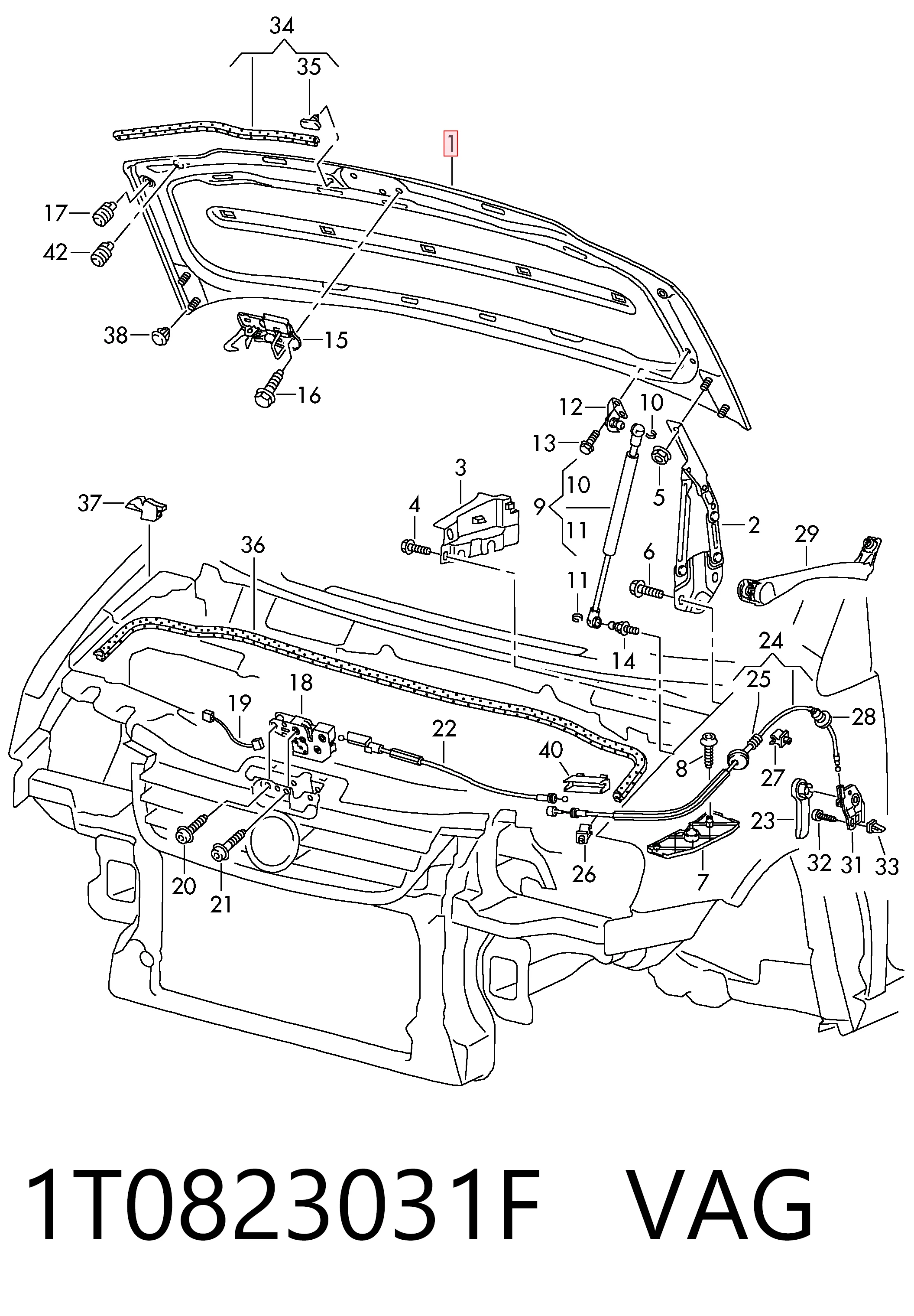 Капот Polcar 957803UA