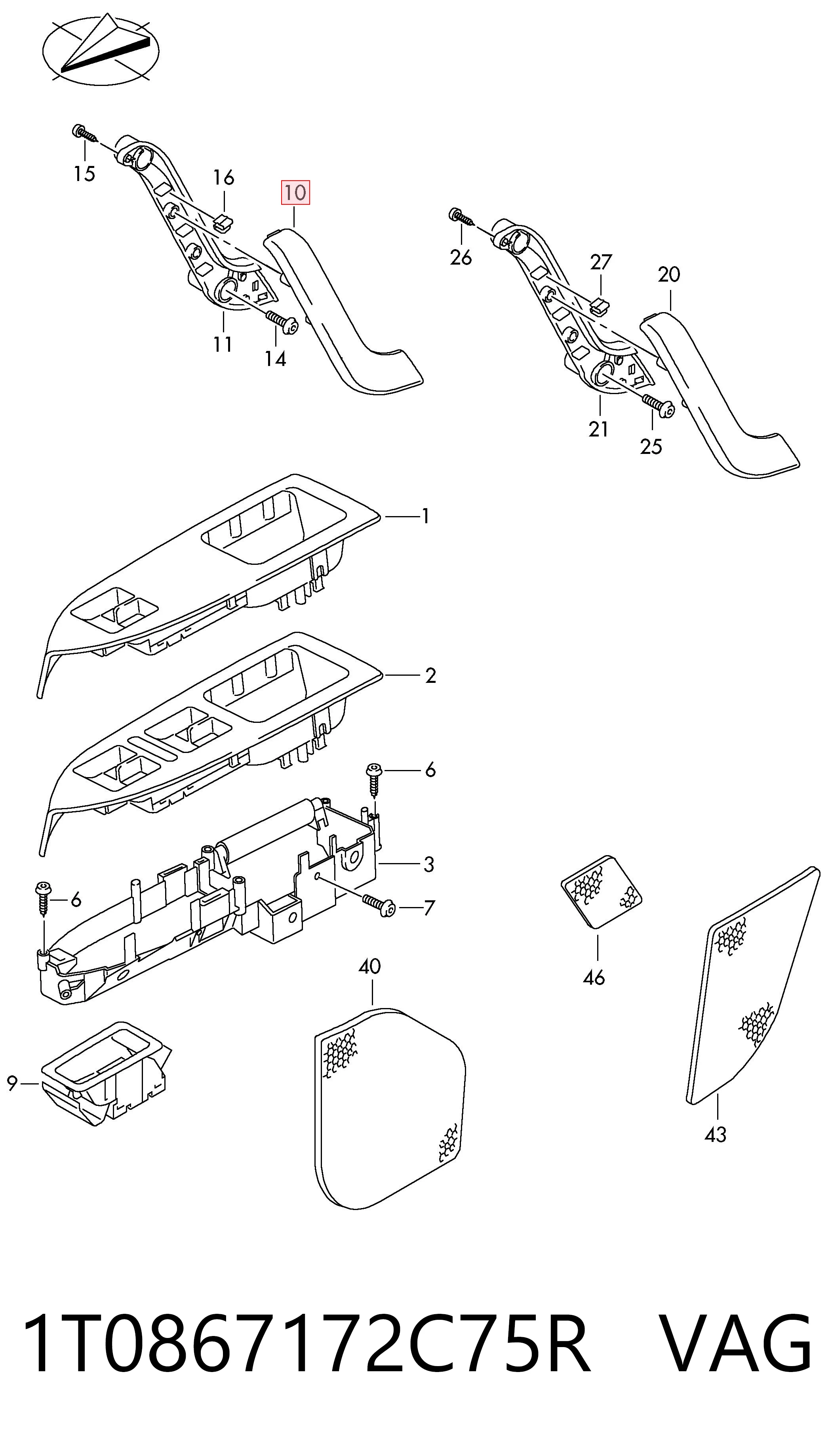 1T0867172C75R VAG 