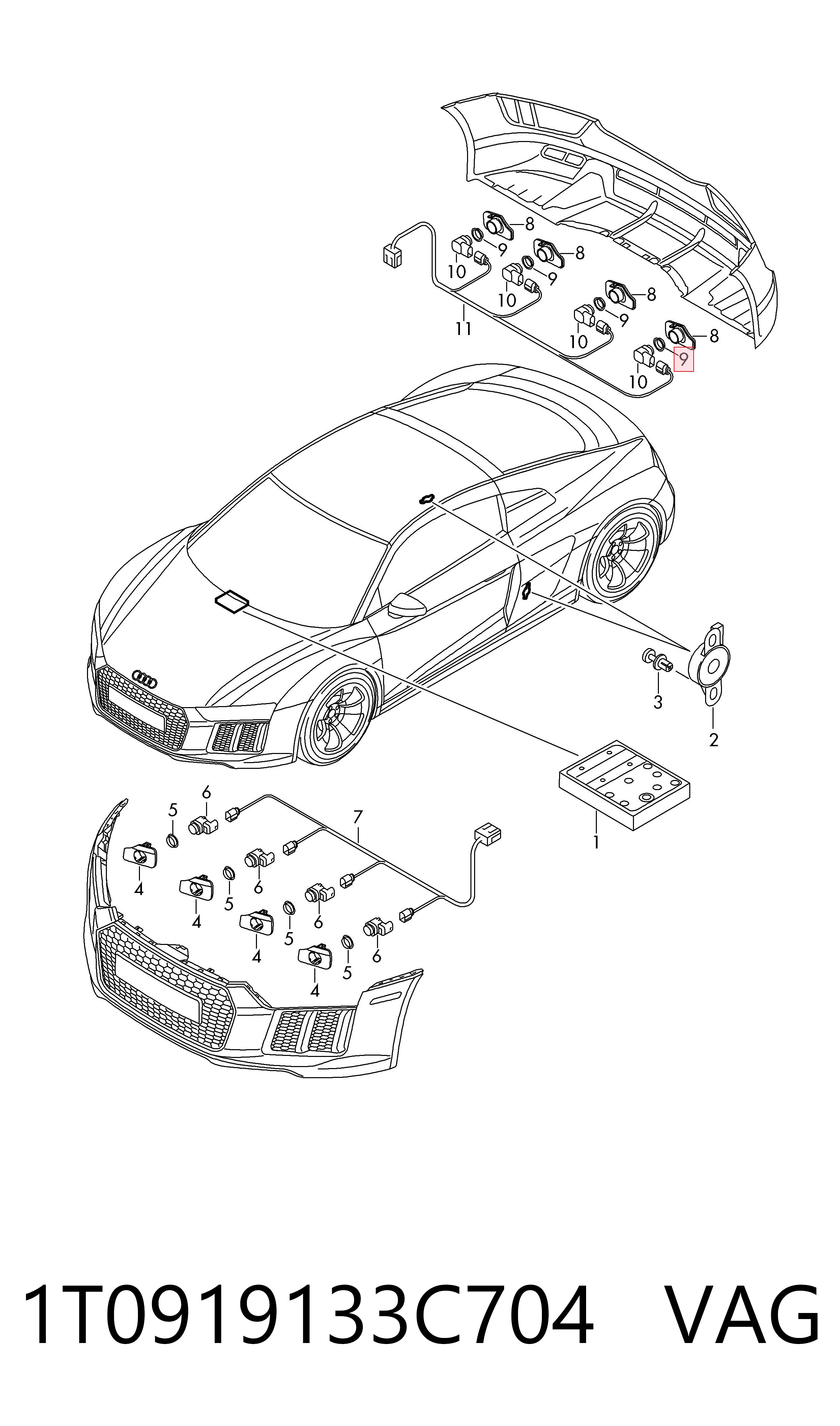 1T0919133C704 VAG 