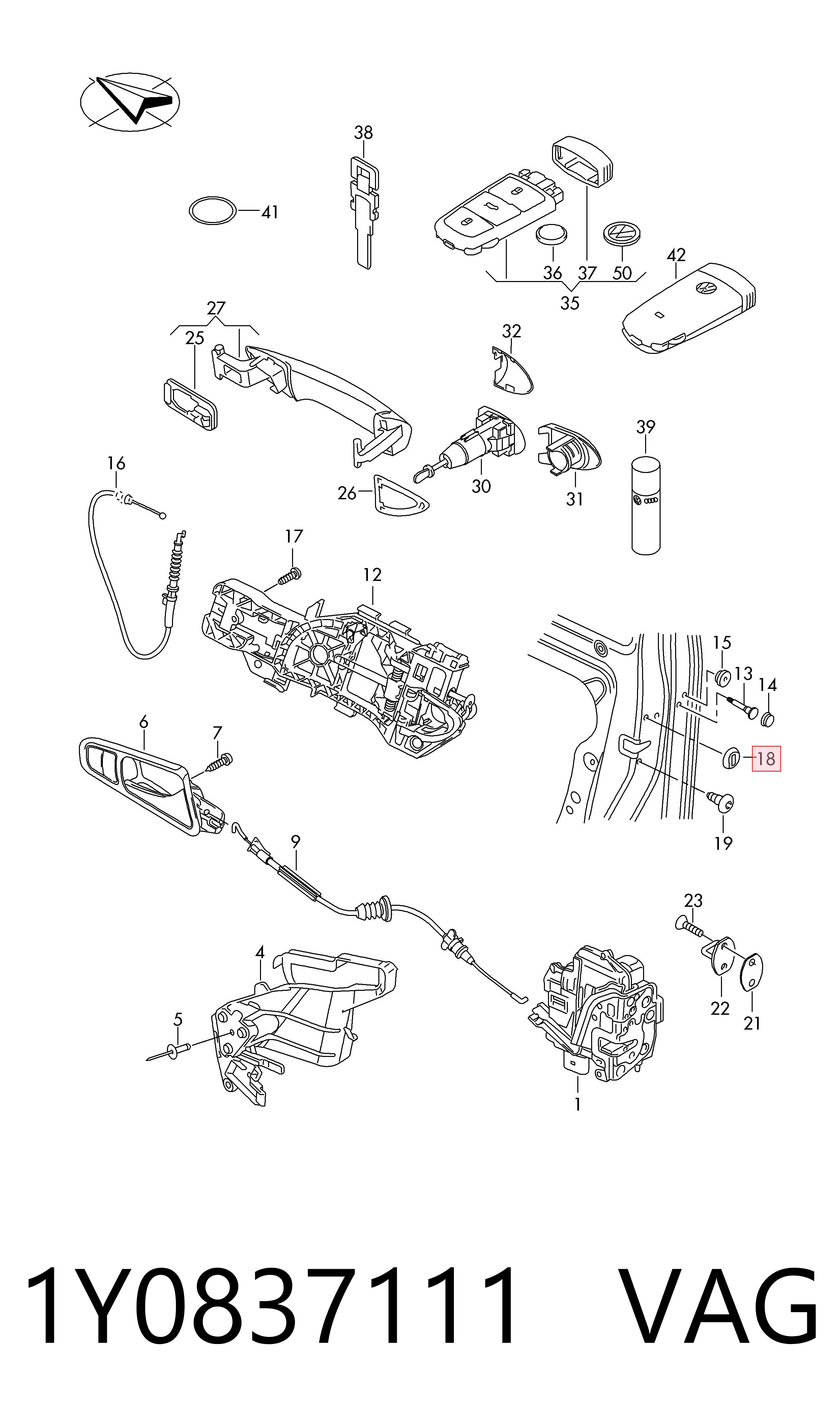  VAG 1Y0837111 ціна, від 5.76 USD