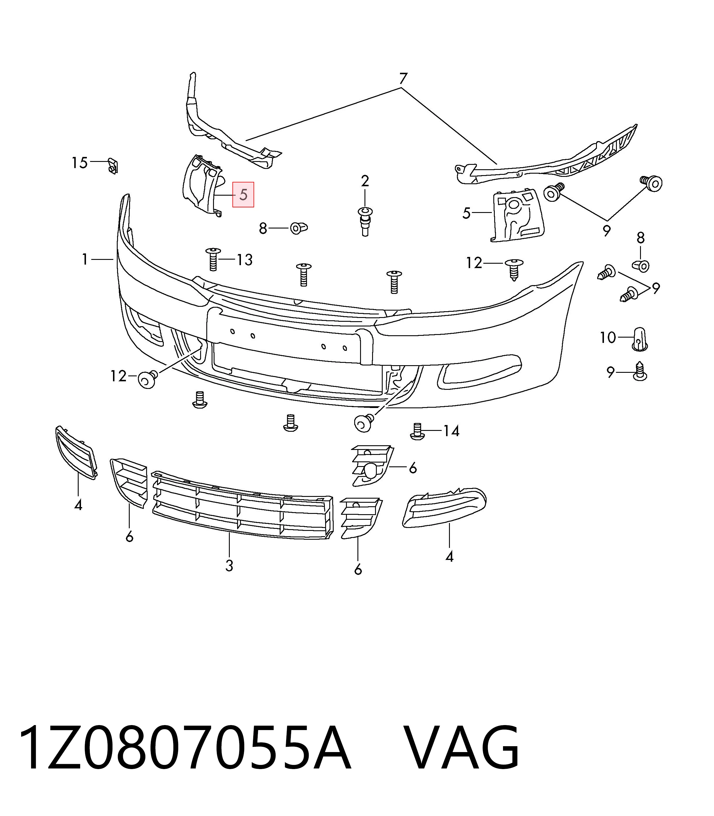 1Z0807055A VAG 