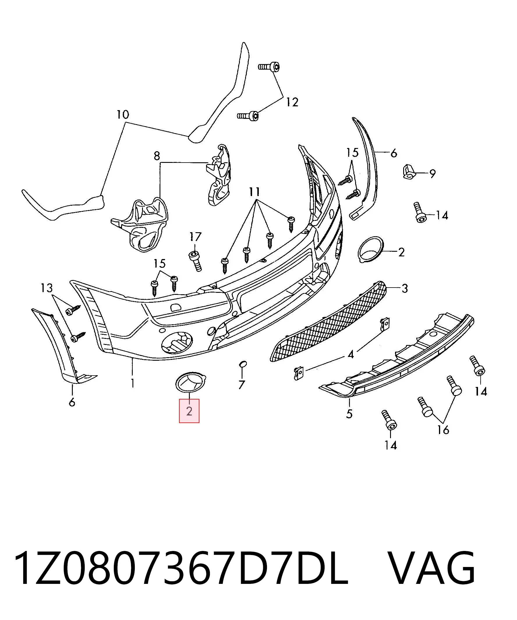 1Z0807367D7DL VAG 