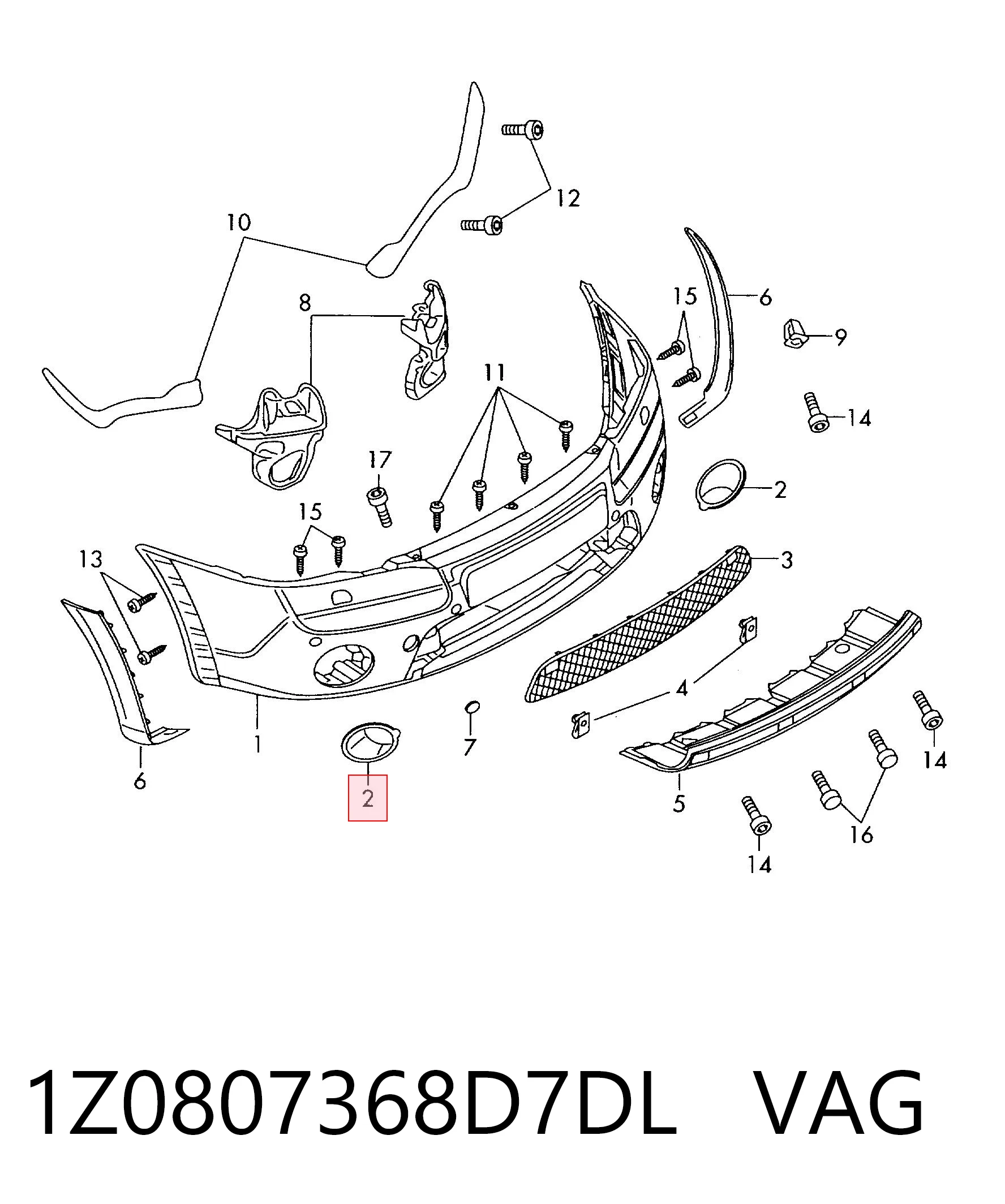1Z0807368D7DL VAG 