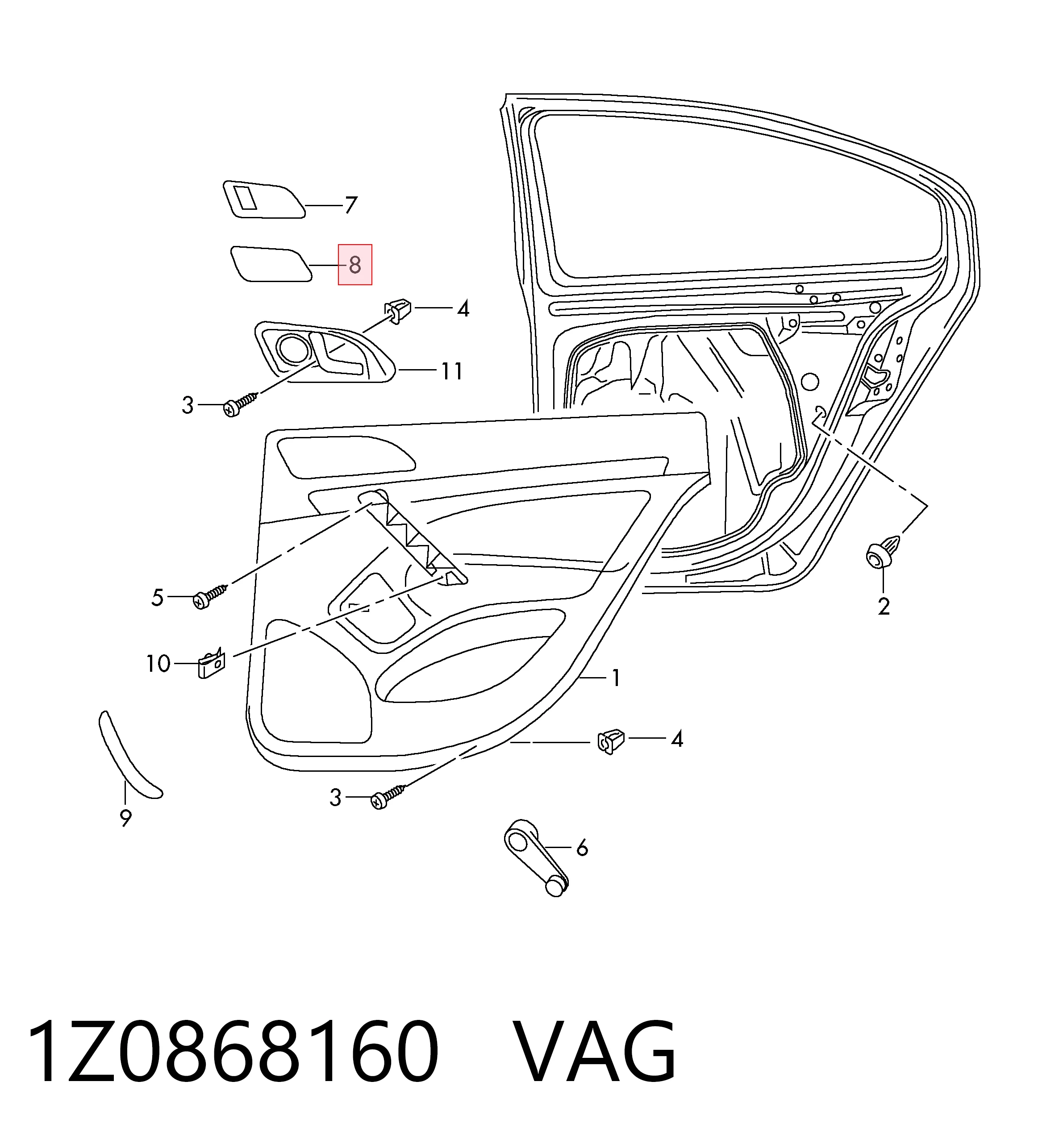 1Z0868160 VAG 