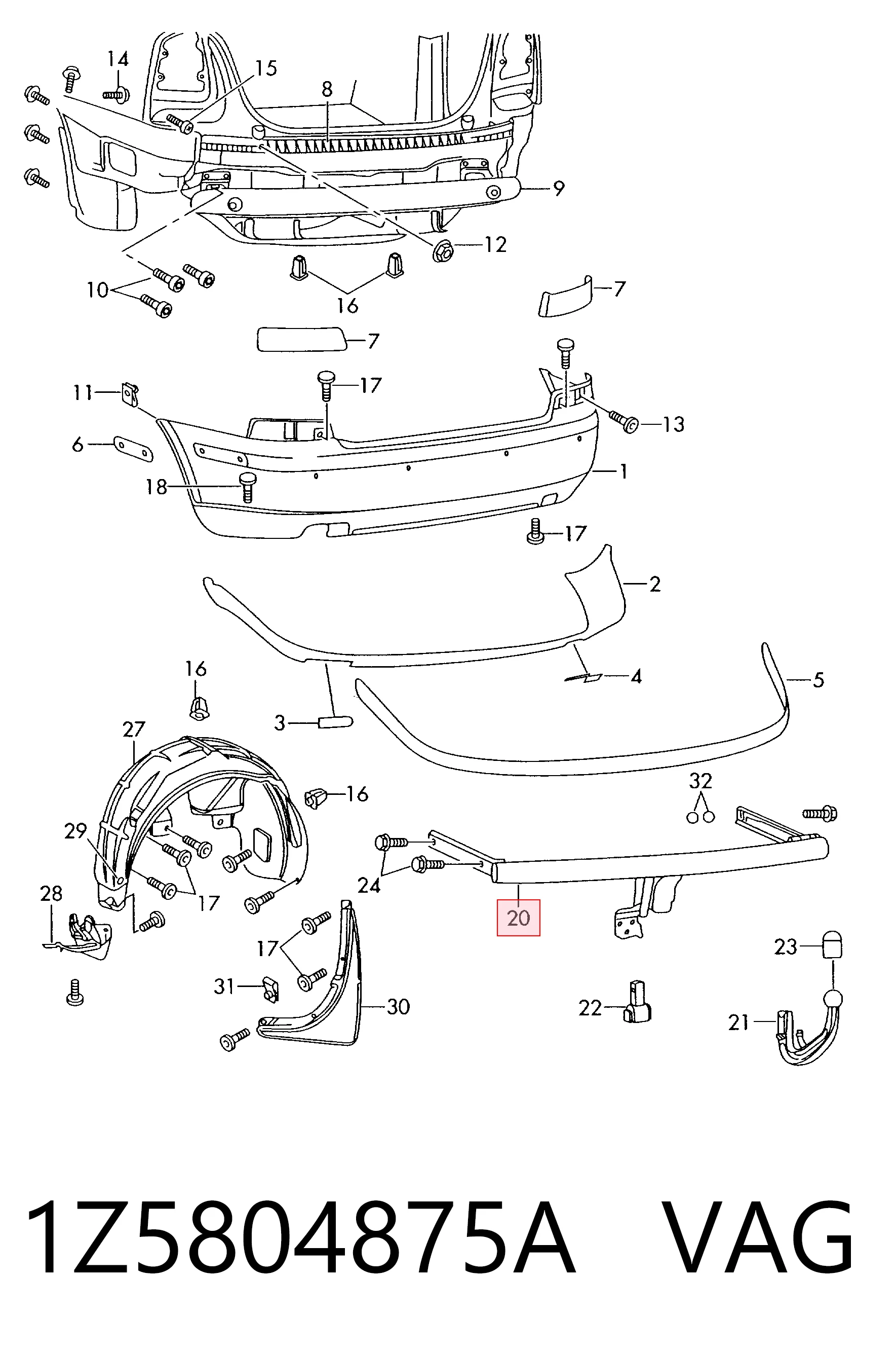 1Z5804875A VAG 