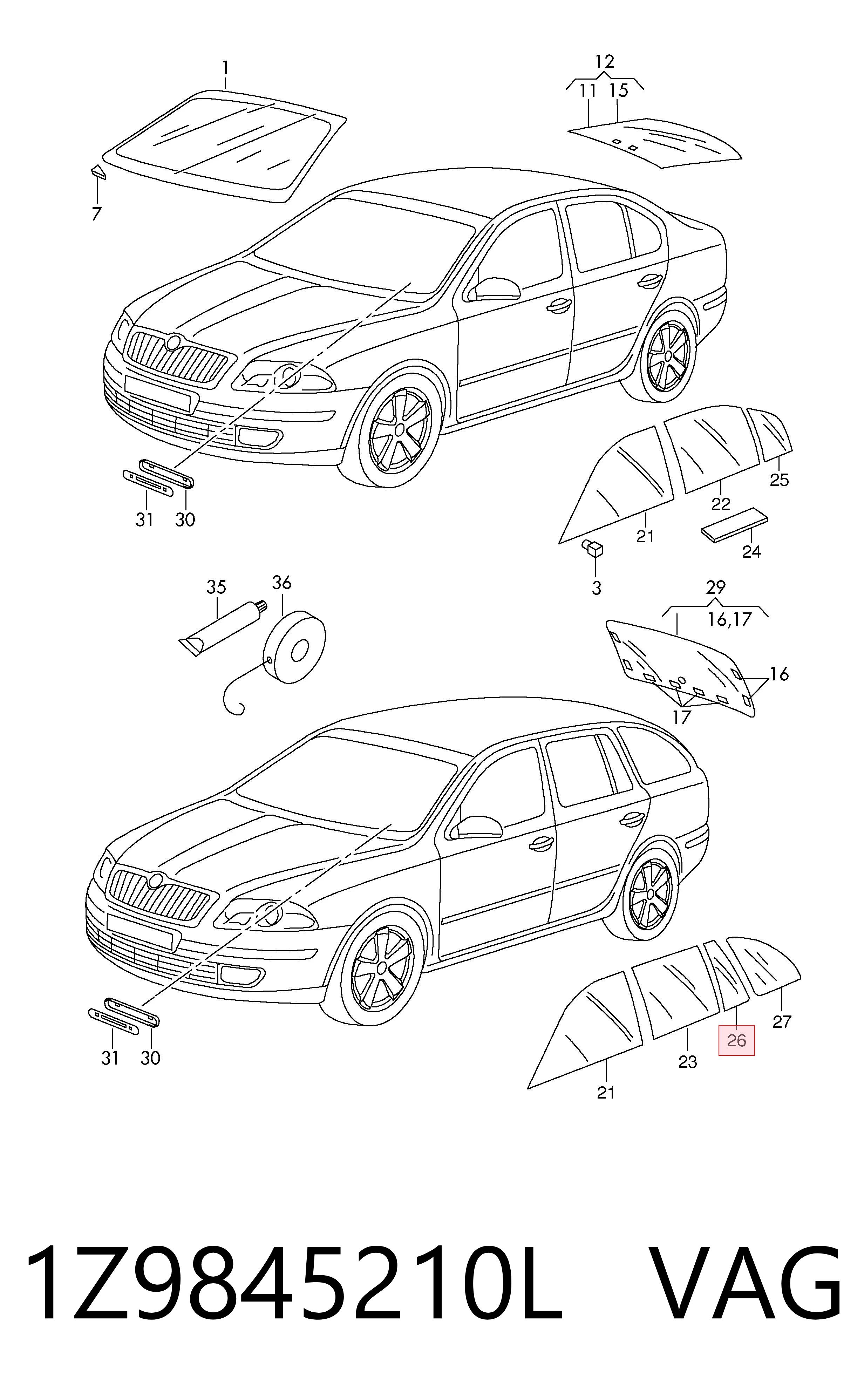 1Z9845210L VAG 