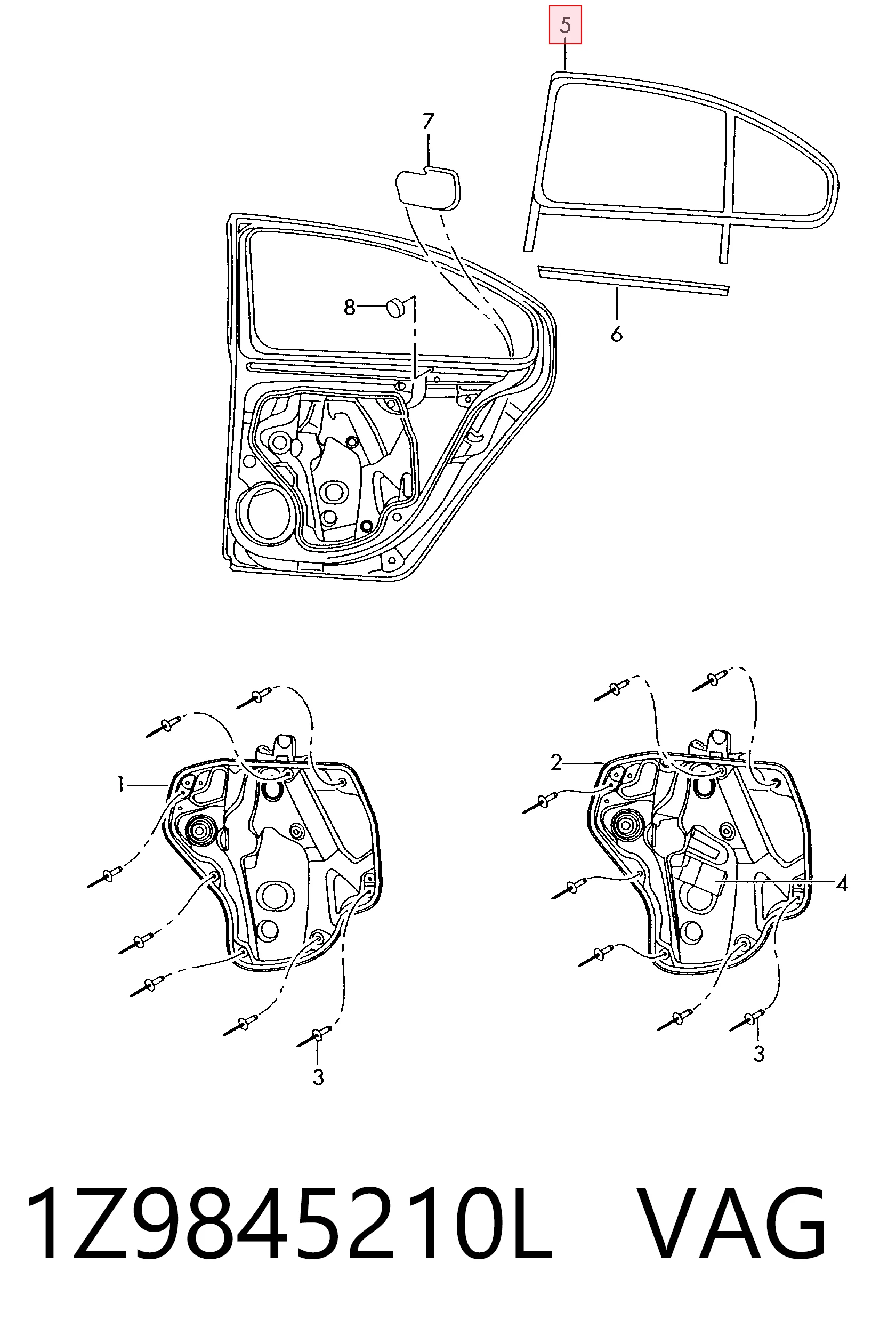  VAG 1Z9845210L ціна, від 6.35 USD