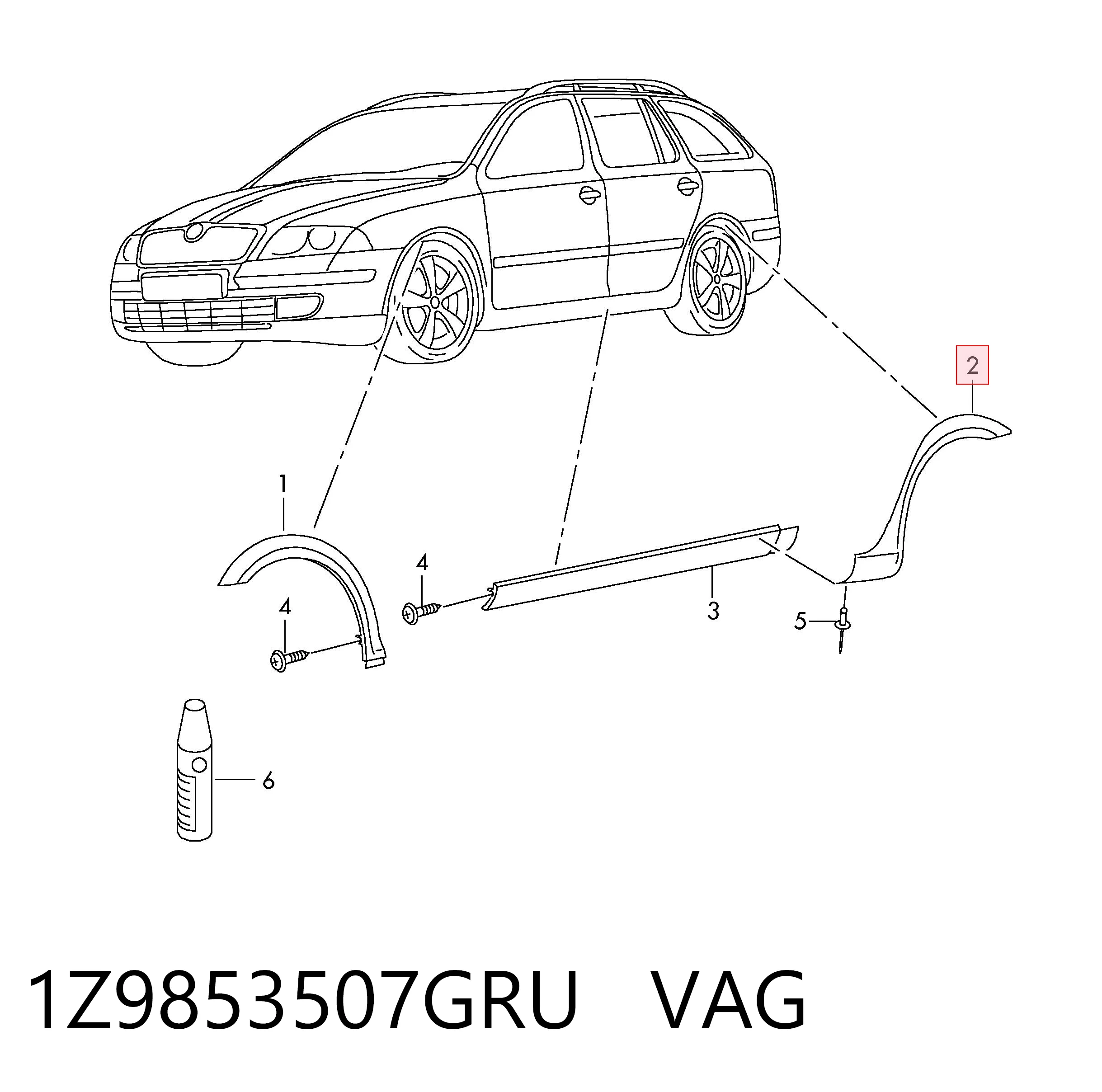 1Z9853507GRU VAG 